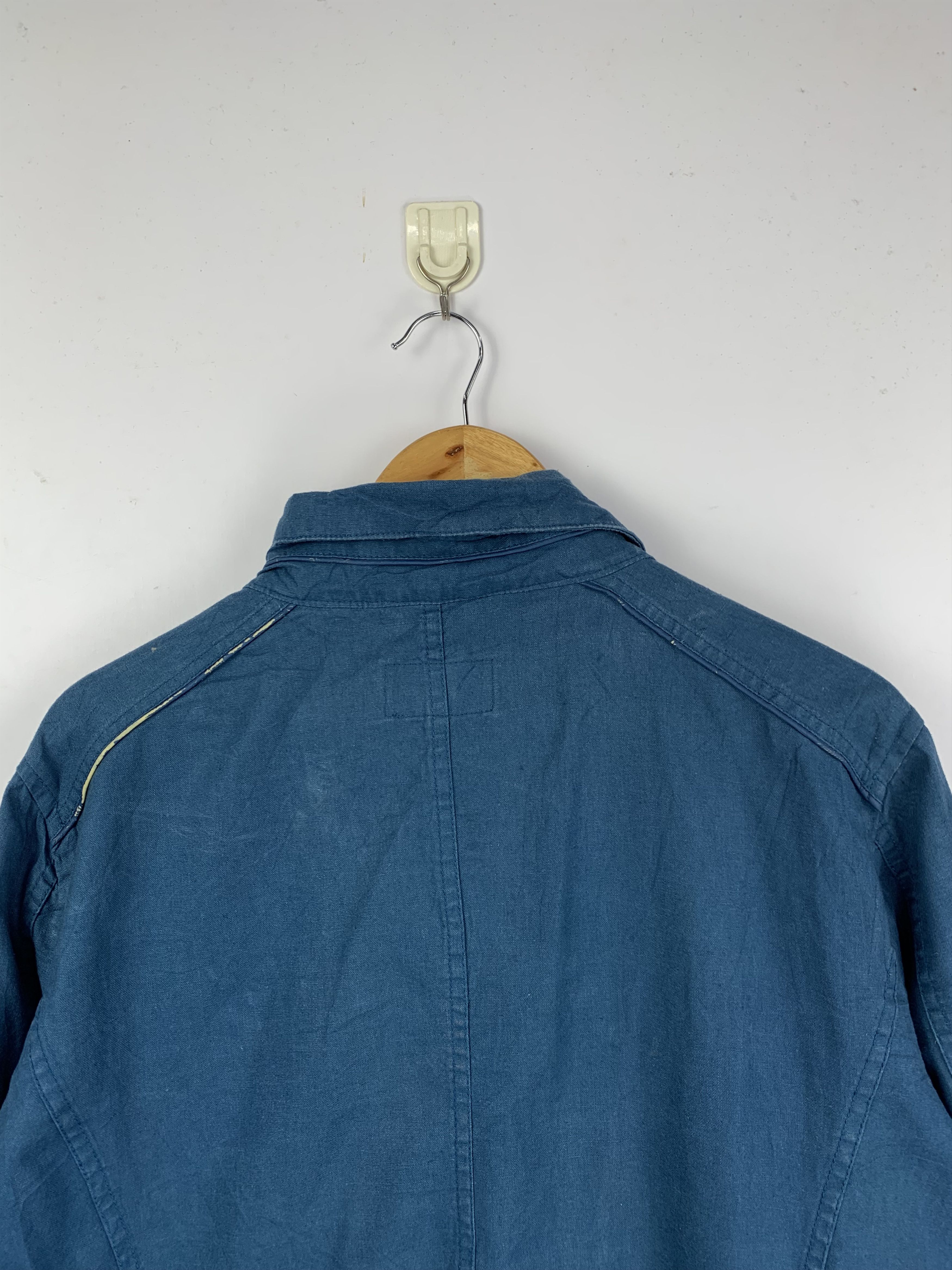 Mossimo Vintage Mossimo Multi Pocket Zip Up Plain Canvas Jacket Size US XL / EU 56 / 4 - 5 Thumbnail