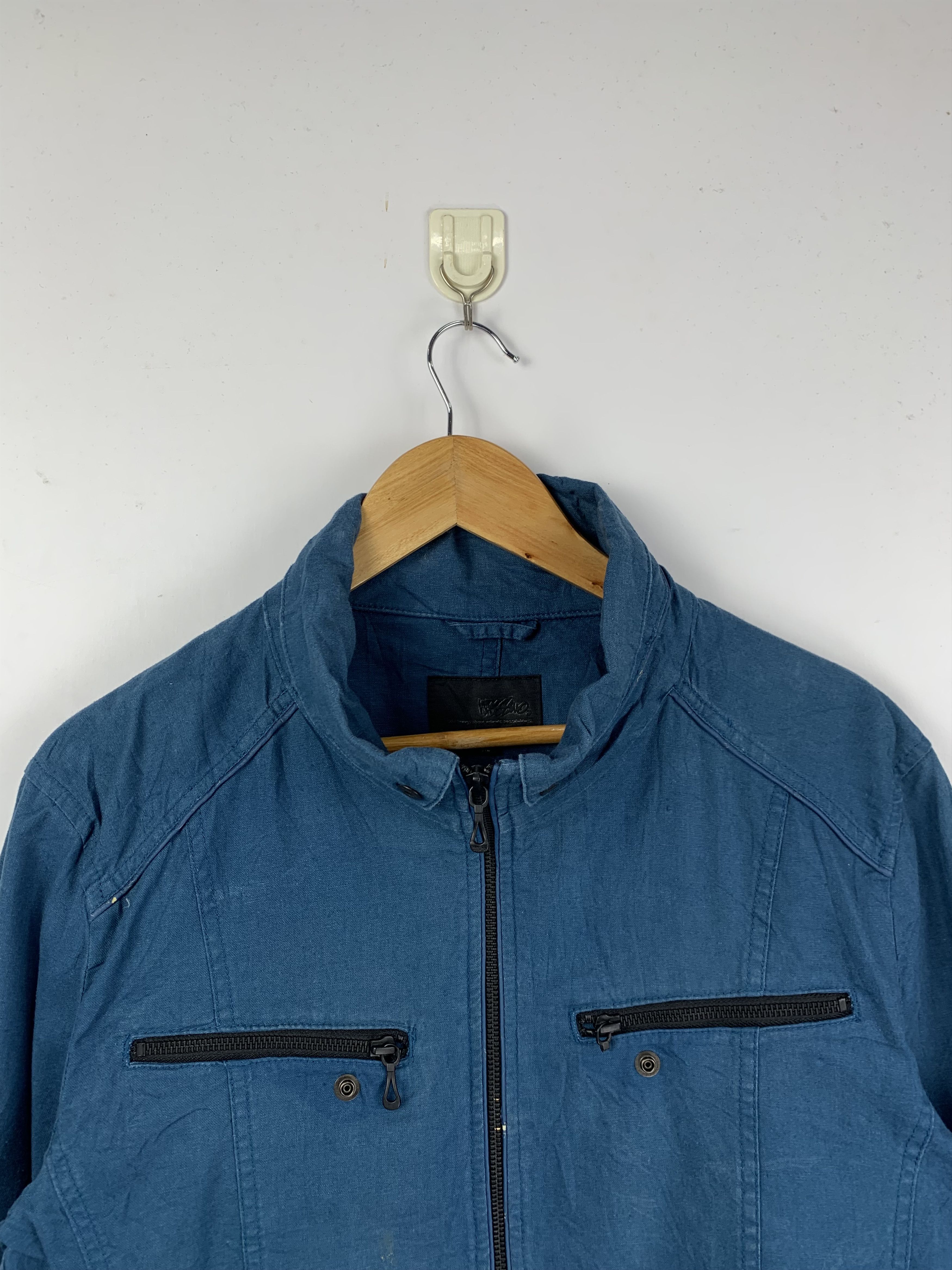 Mossimo Vintage Mossimo Multi Pocket Zip Up Plain Canvas Jacket Size US XL / EU 56 / 4 - 3 Thumbnail