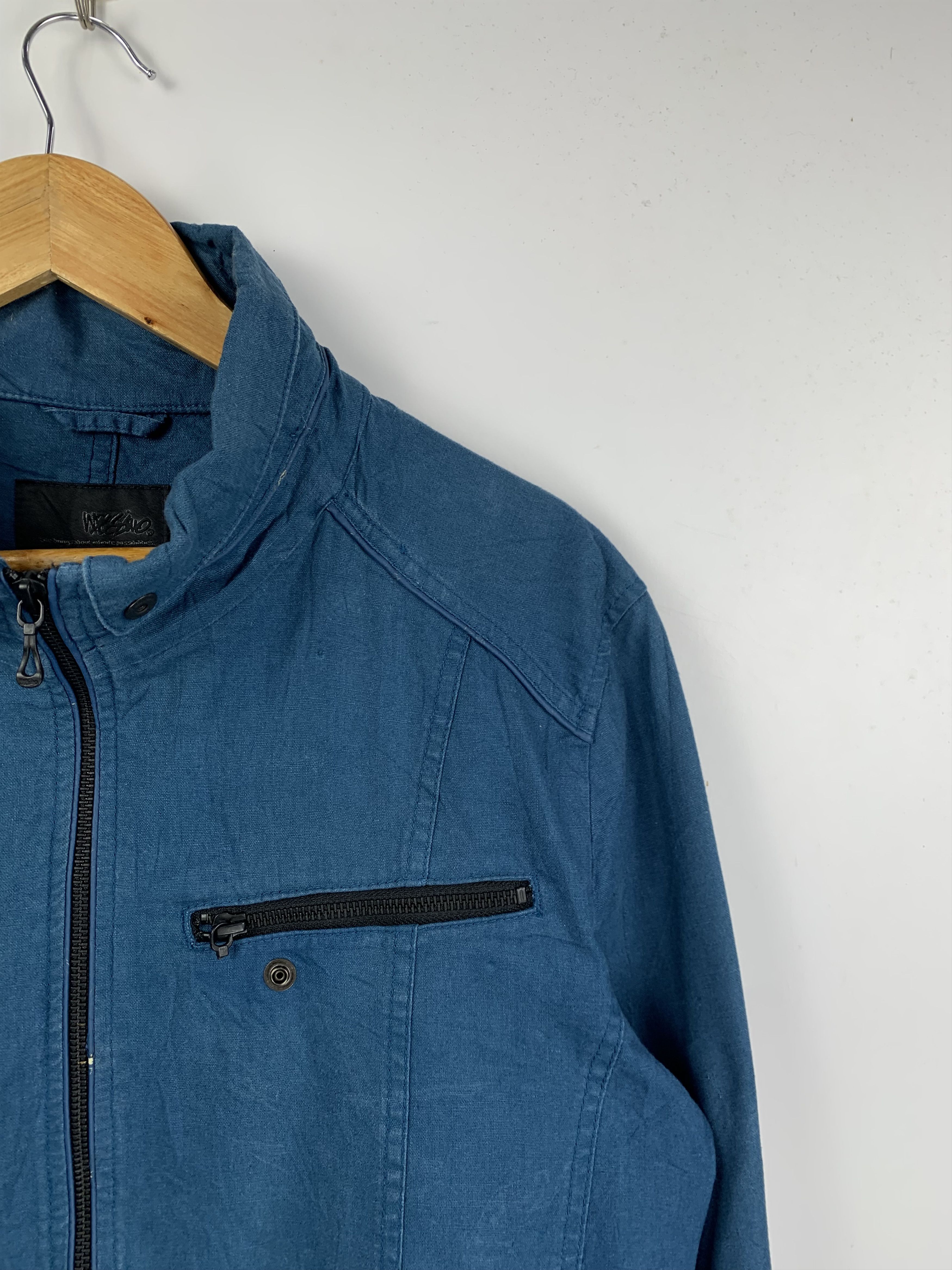 Mossimo Vintage Mossimo Multi Pocket Zip Up Plain Canvas Jacket Size US XL / EU 56 / 4 - 4 Thumbnail