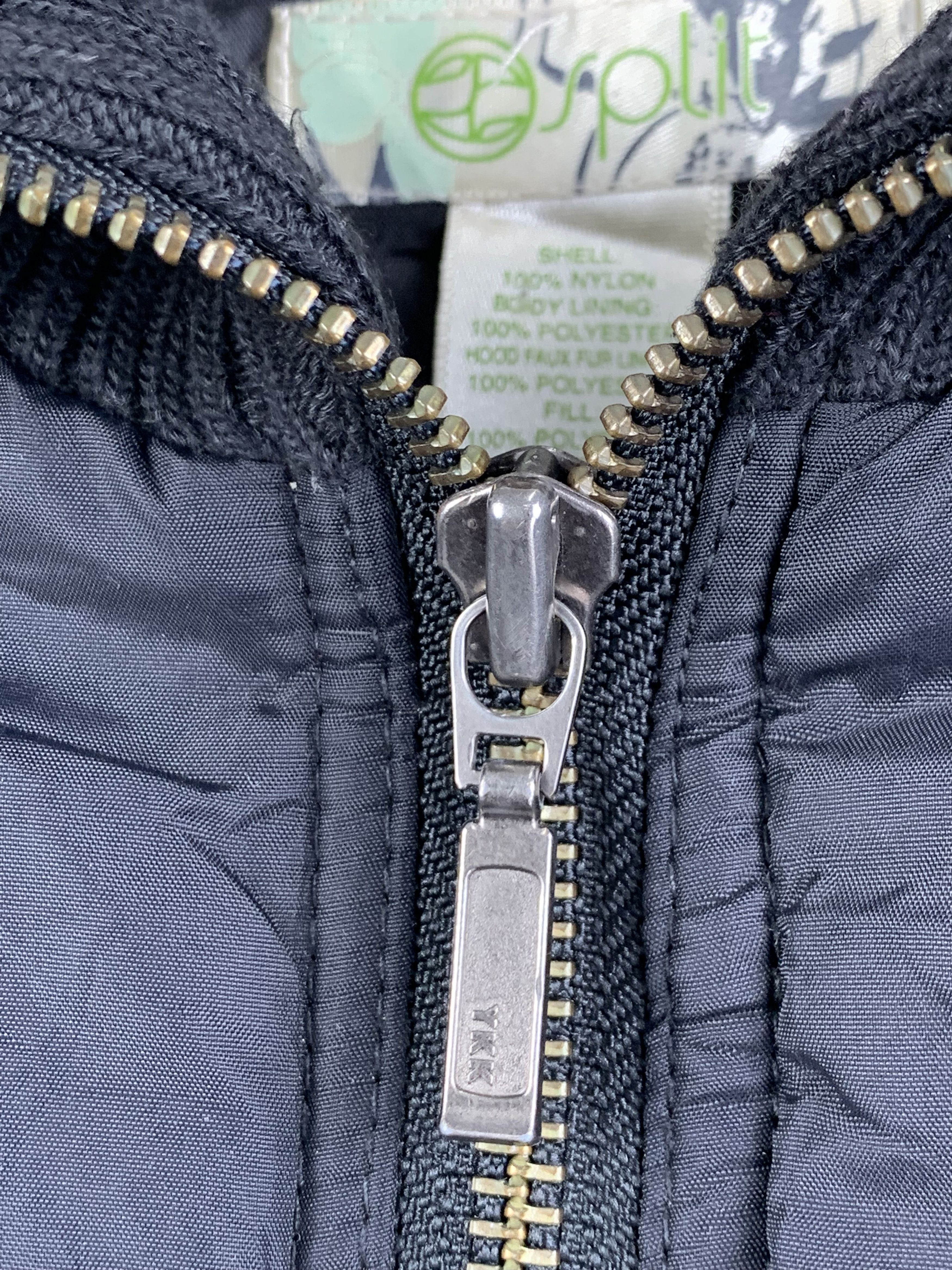 Split × Vintage Vintage Split Zip Up Puffer Bombers Jacket Size US XS / EU 42 / 0 - 10 Thumbnail
