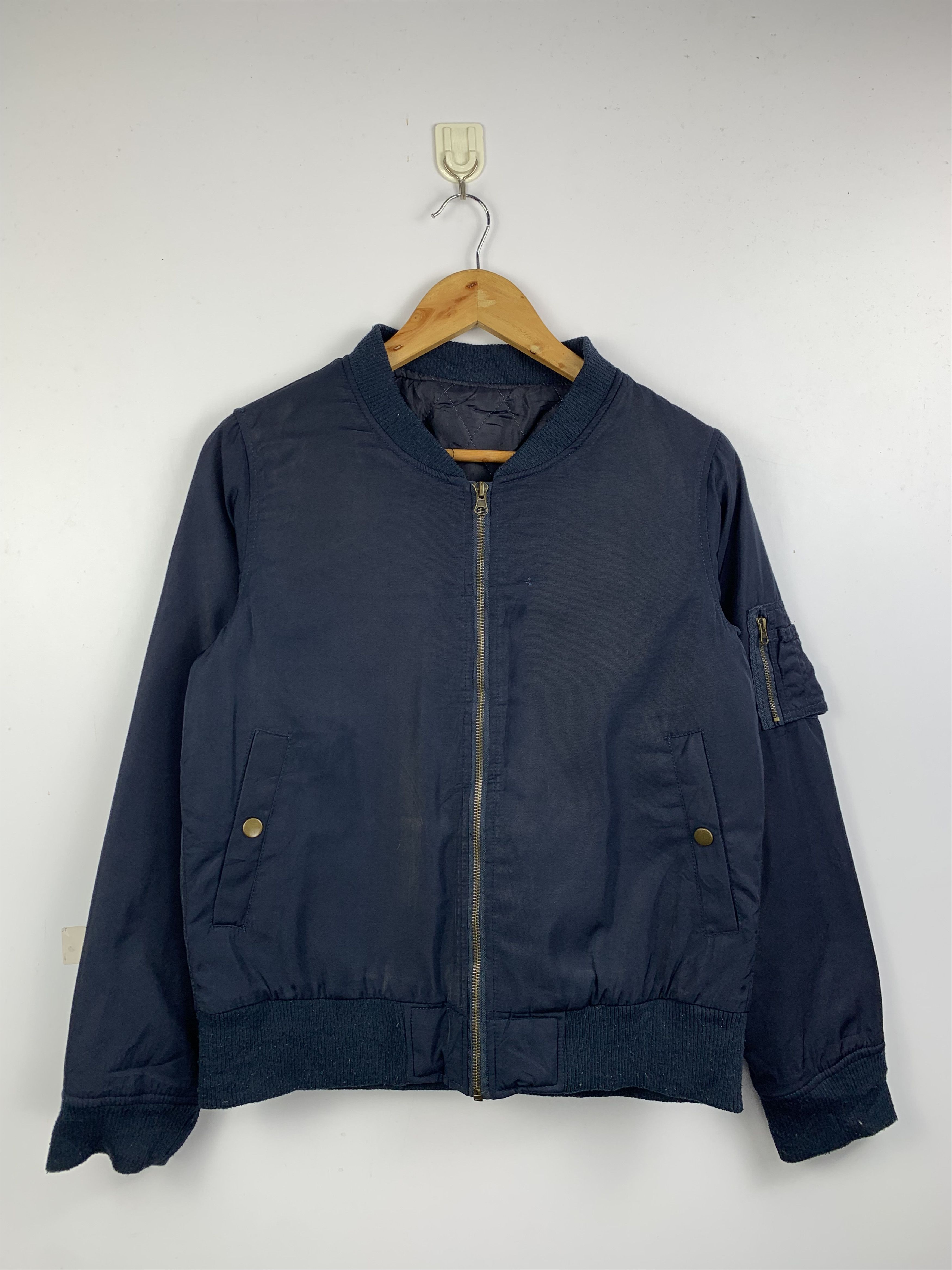Japanese Brand Vintage RICHE GLAMOURS Zip Up Bomber Jacket Size US M / EU 48-50 / 2 - 1 Thumbnail