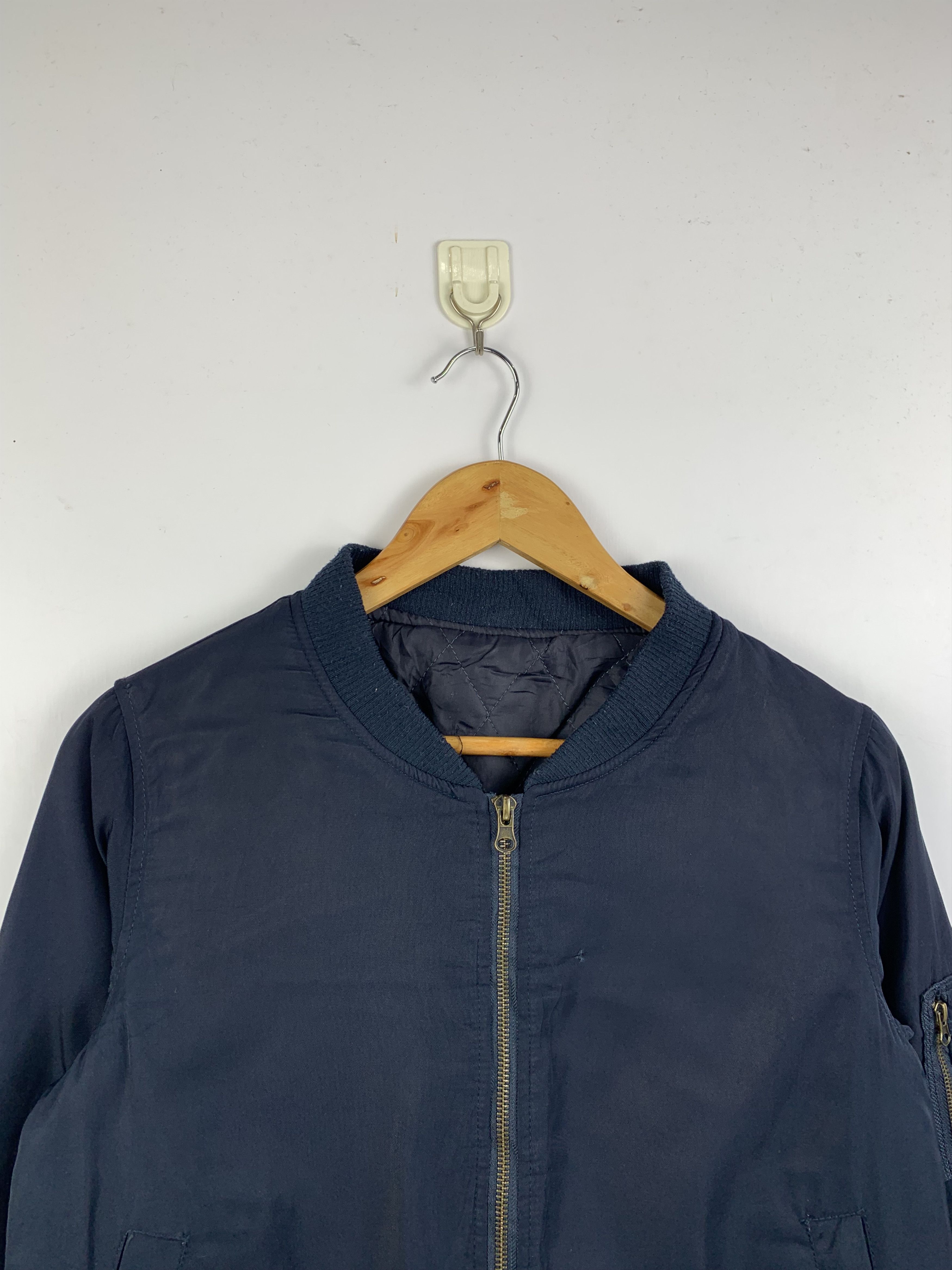 Japanese Brand Vintage RICHE GLAMOURS Zip Up Bomber Jacket Size US M / EU 48-50 / 2 - 2 Thumbnail