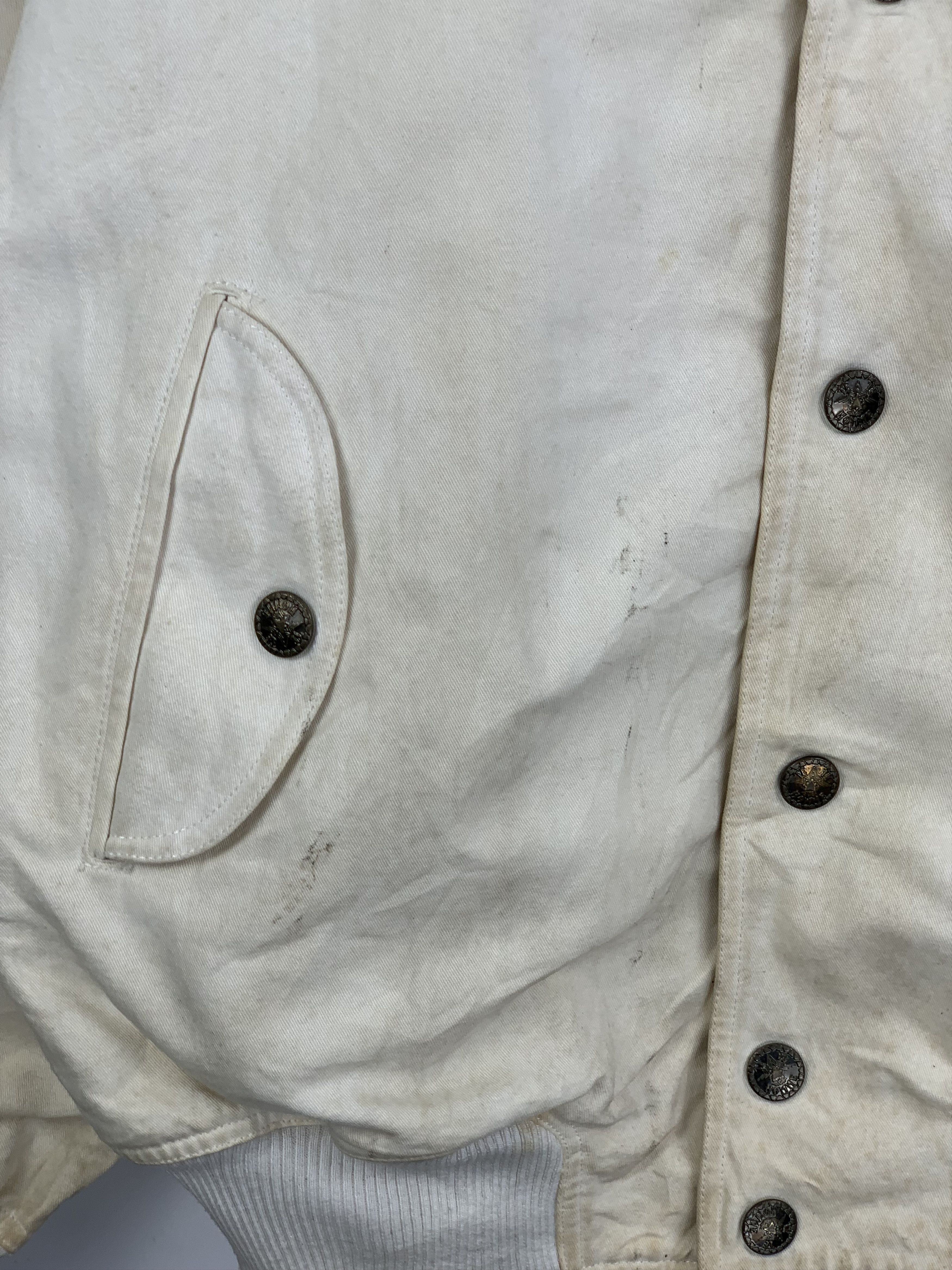 Vintage Vintage TETE HOMME Button Up Varsity Bomber Jacket Size US XXL / EU 58 / 5 - 12 Thumbnail