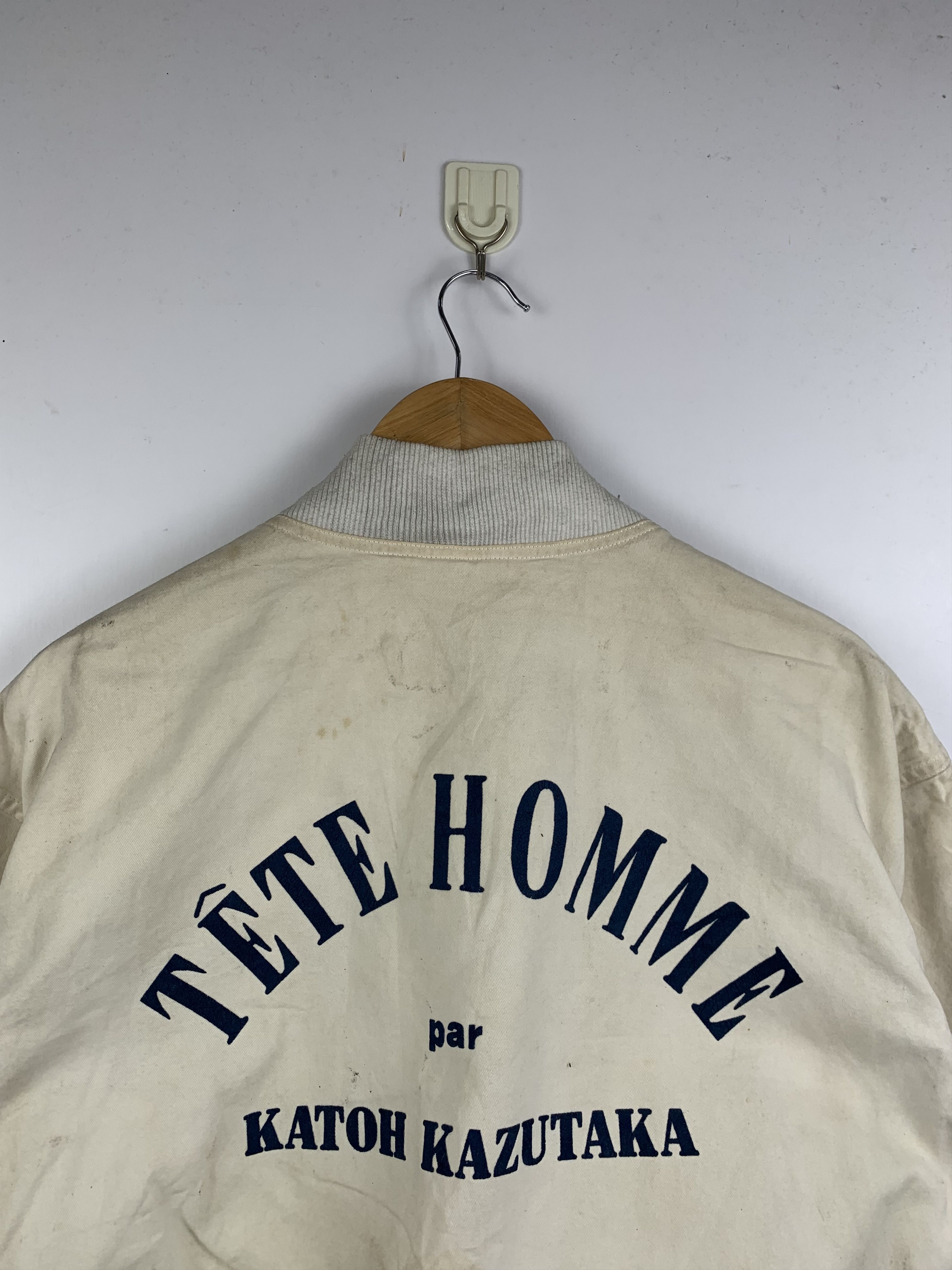 Tete Homme Vintage TETE HOMME Button Up Varsity Bomber Jacket Size US XXL / EU 58 / 5 - 7 Thumbnail