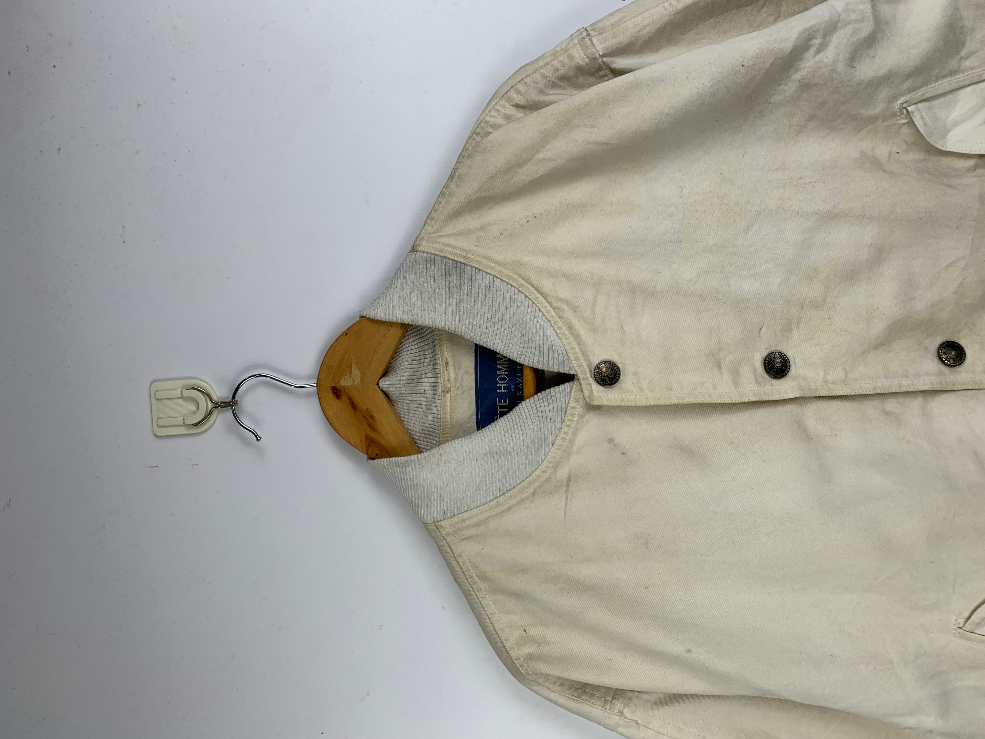 Vintage Vintage TETE HOMME Button Up Varsity Bomber Jacket Size US XXL / EU 58 / 5 - 3 Thumbnail