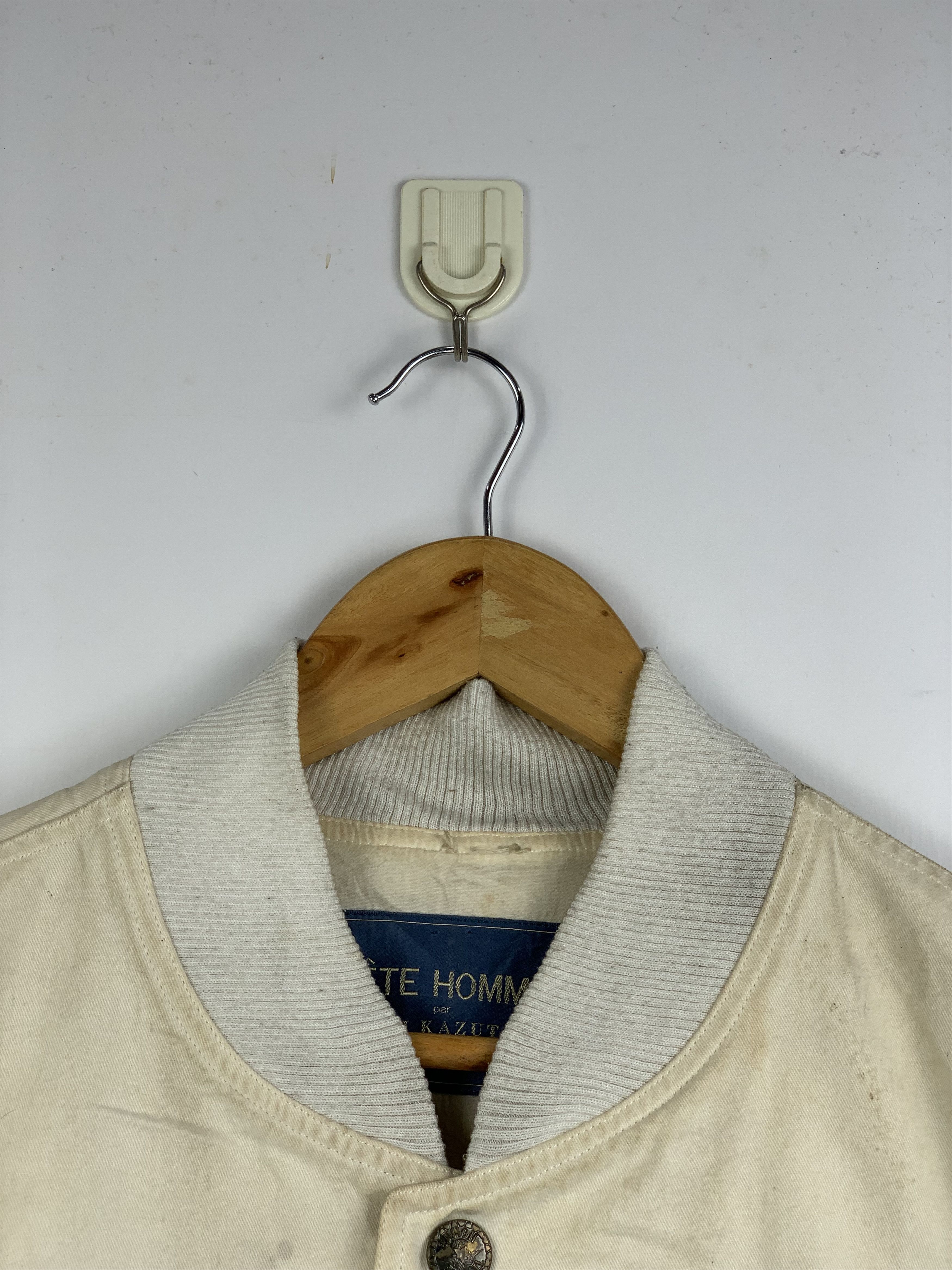 Tete Homme Vintage TETE HOMME Button Up Varsity Bomber Jacket Size US XXL / EU 58 / 5 - 2 Thumbnail