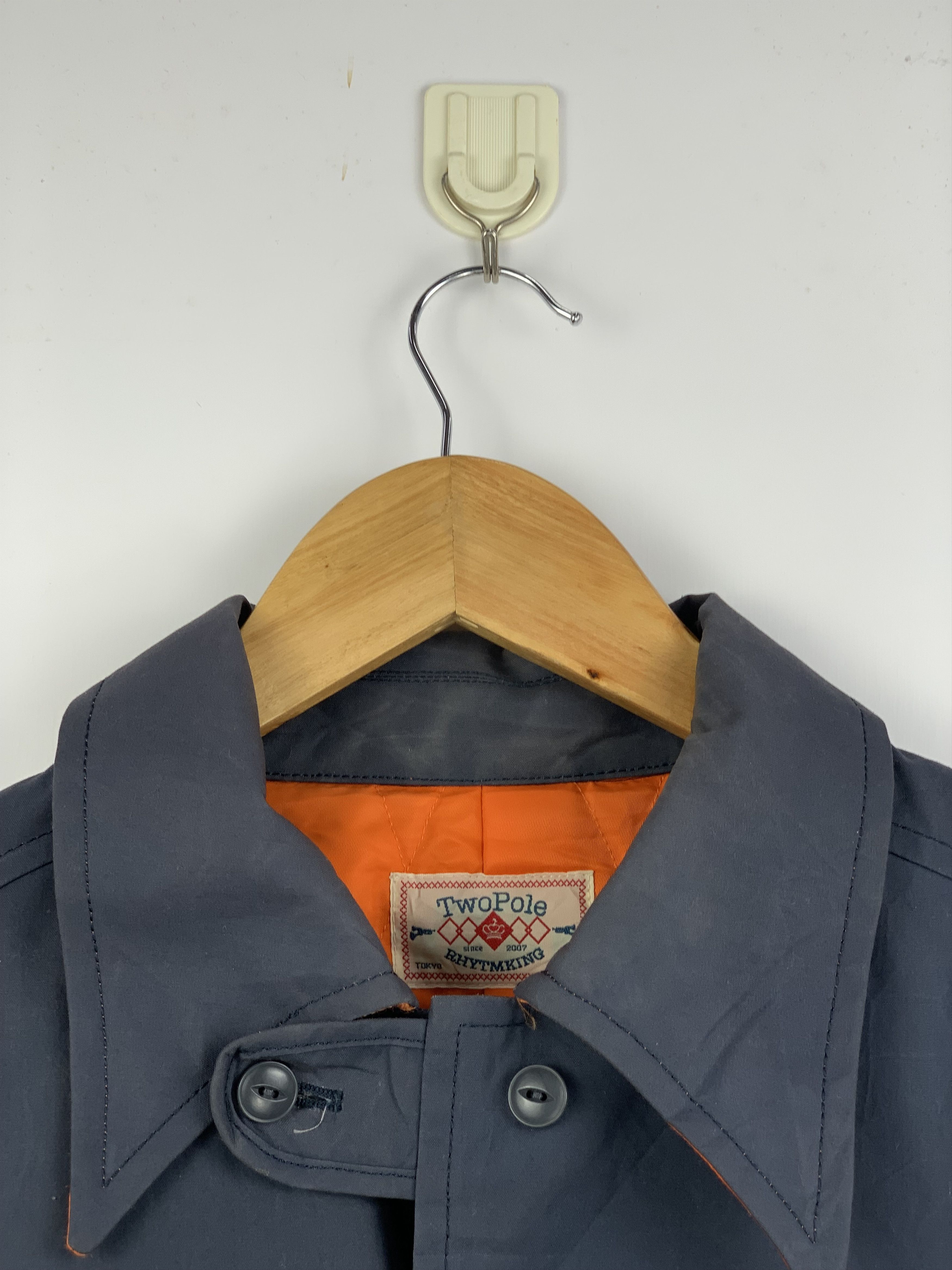 Japanese Brand Vintage TWOPOLE Button Up Cotton Jacket Size US M / EU 48-50 / 2 - 2 Thumbnail
