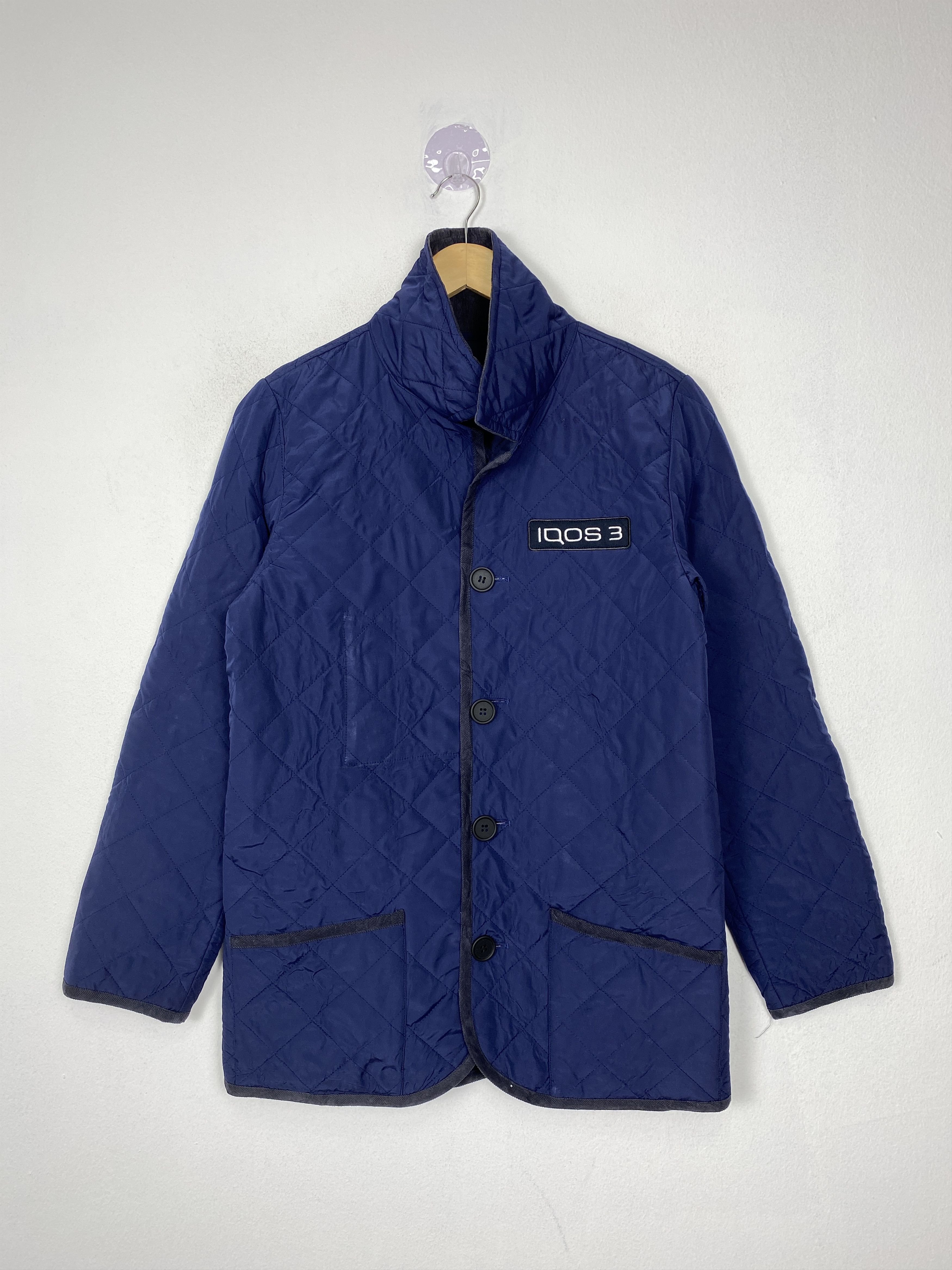 Japanese Brand Vintage IQOS 3 Button Up Quilted Warm Jacket Size US M / EU 48-50 / 2 - 1 Thumbnail