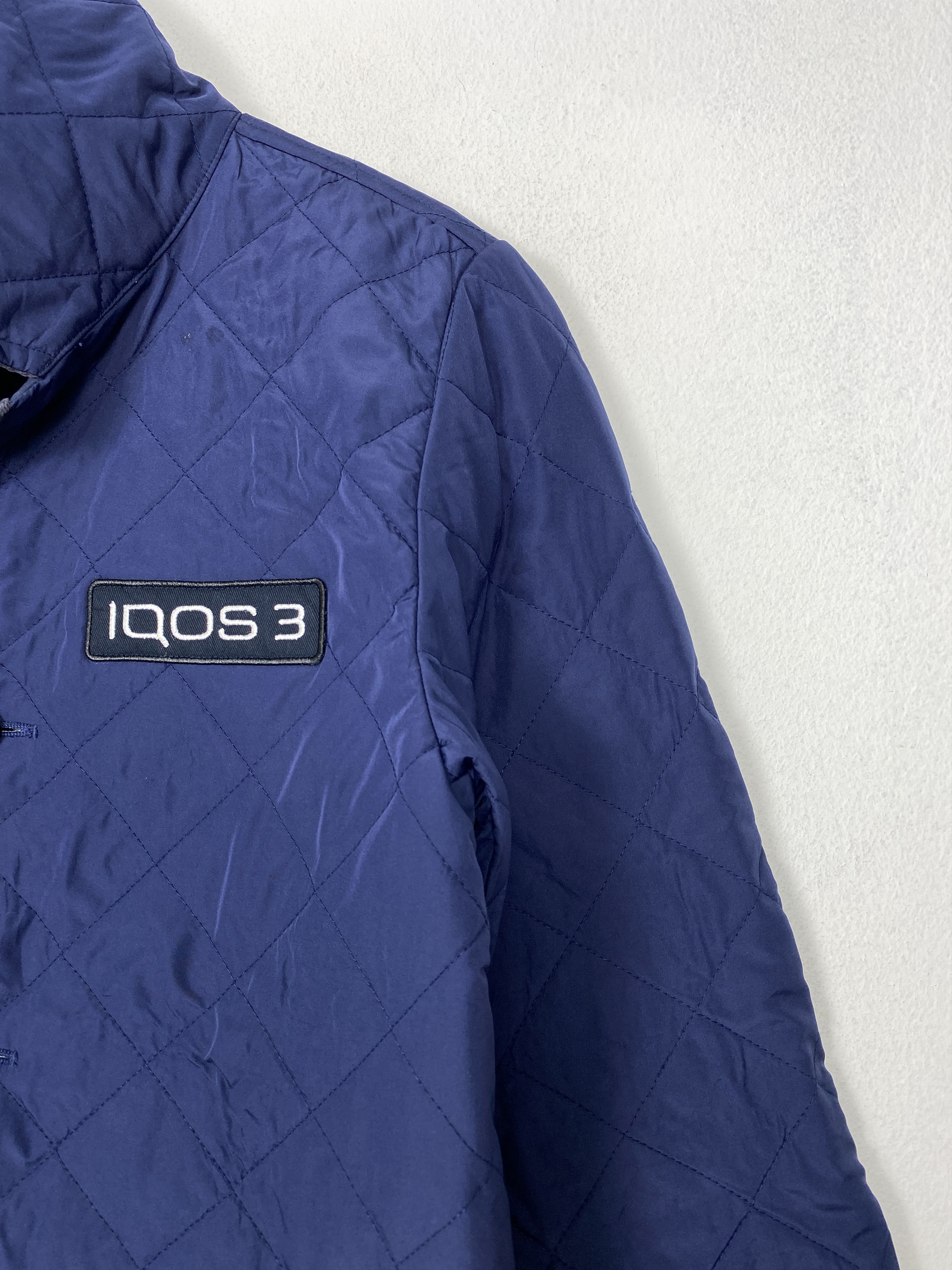Japanese Brand Vintage IQOS 3 Button Up Quilted Warm Jacket Size US M / EU 48-50 / 2 - 3 Thumbnail