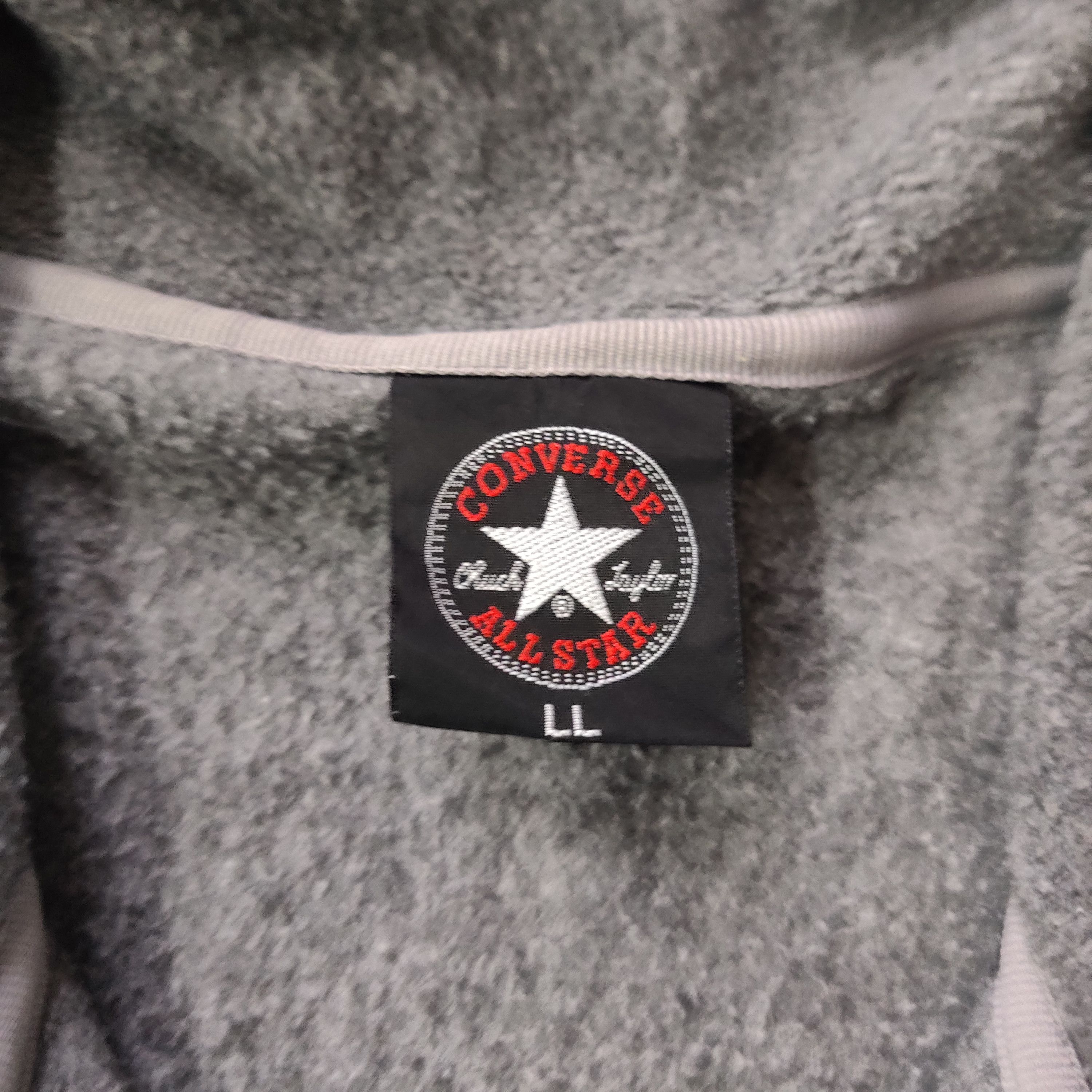 Converse Vintage Converse Sweatshirt Fleece Half Zipper Size US XL / EU 56 / 4 - 4 Thumbnail