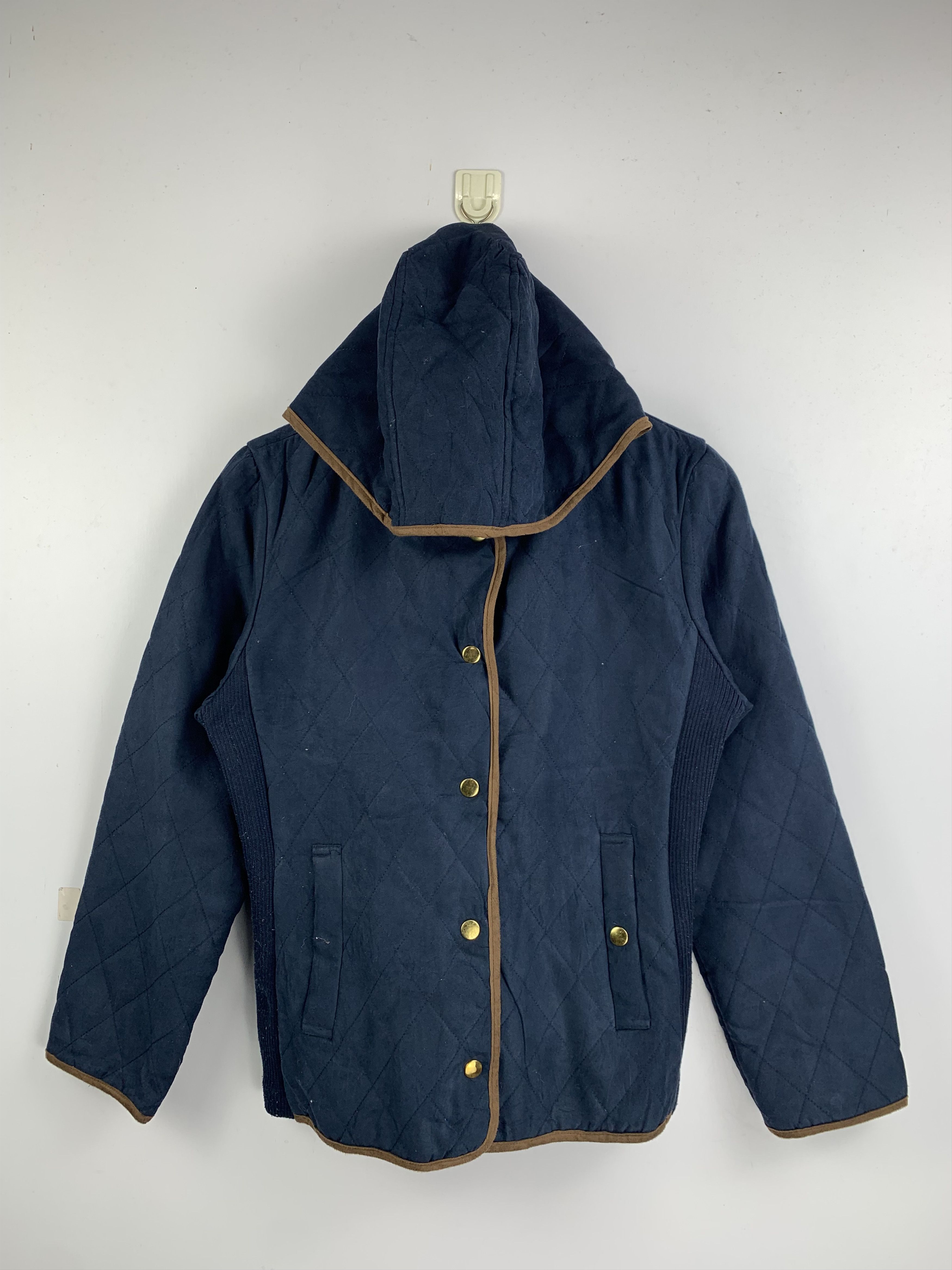 Japanese Brand Vintage Japanese Brand Button Up Quilted Fleece Jacket Size US M / EU 48-50 / 2 - 1 Thumbnail