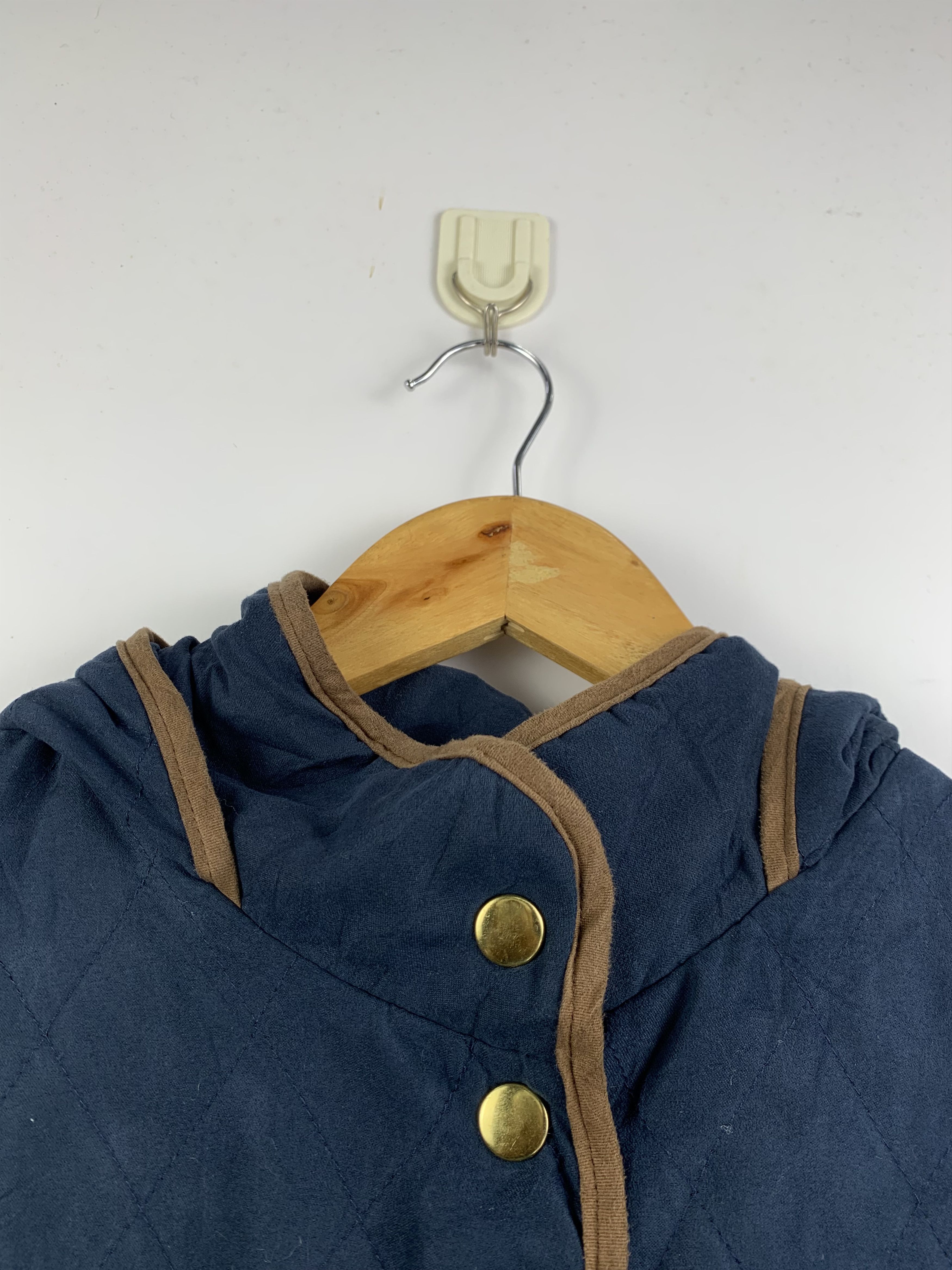 Japanese Brand Vintage Japanese Brand Button Up Quilted Fleece Jacket Size US M / EU 48-50 / 2 - 7 Thumbnail