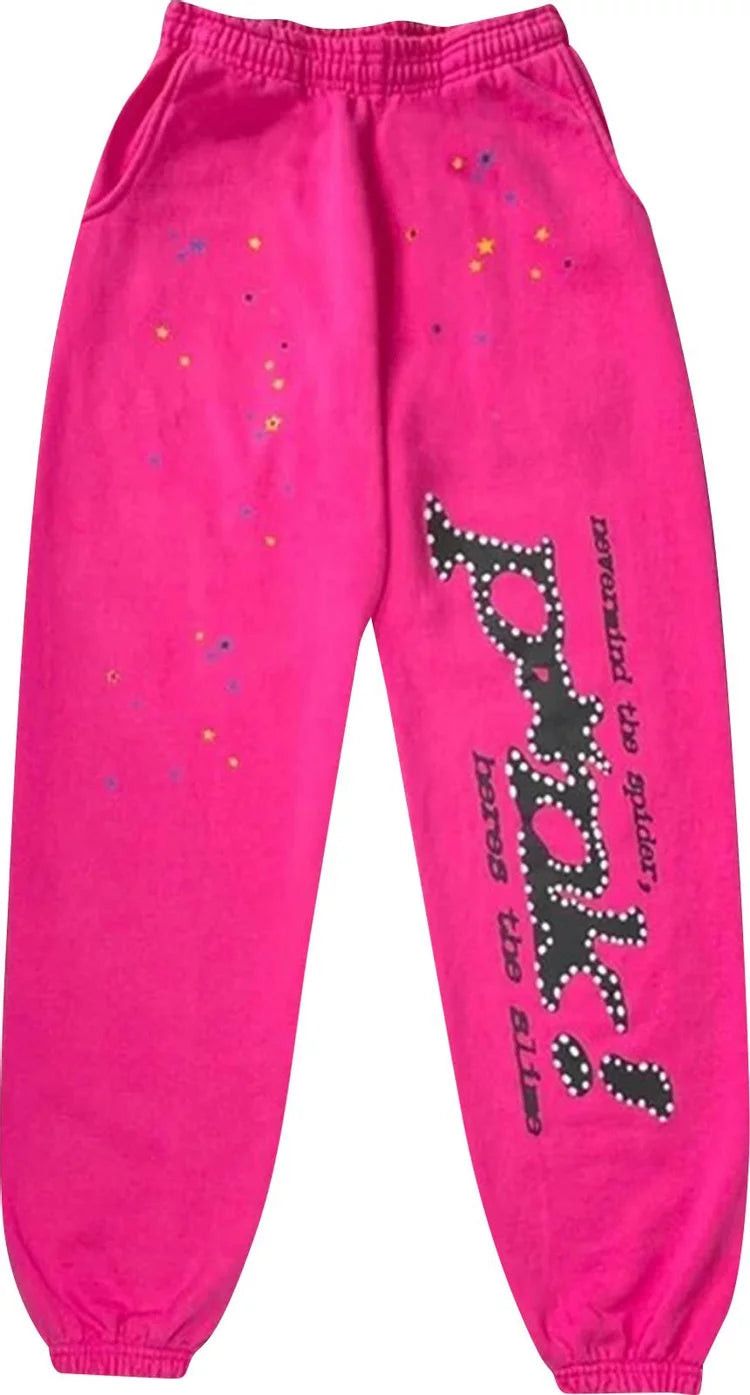 image of Spider Worldwide Sp5Der Pnk Sweatpants Pink (Size Xl), Men's (Size 36)