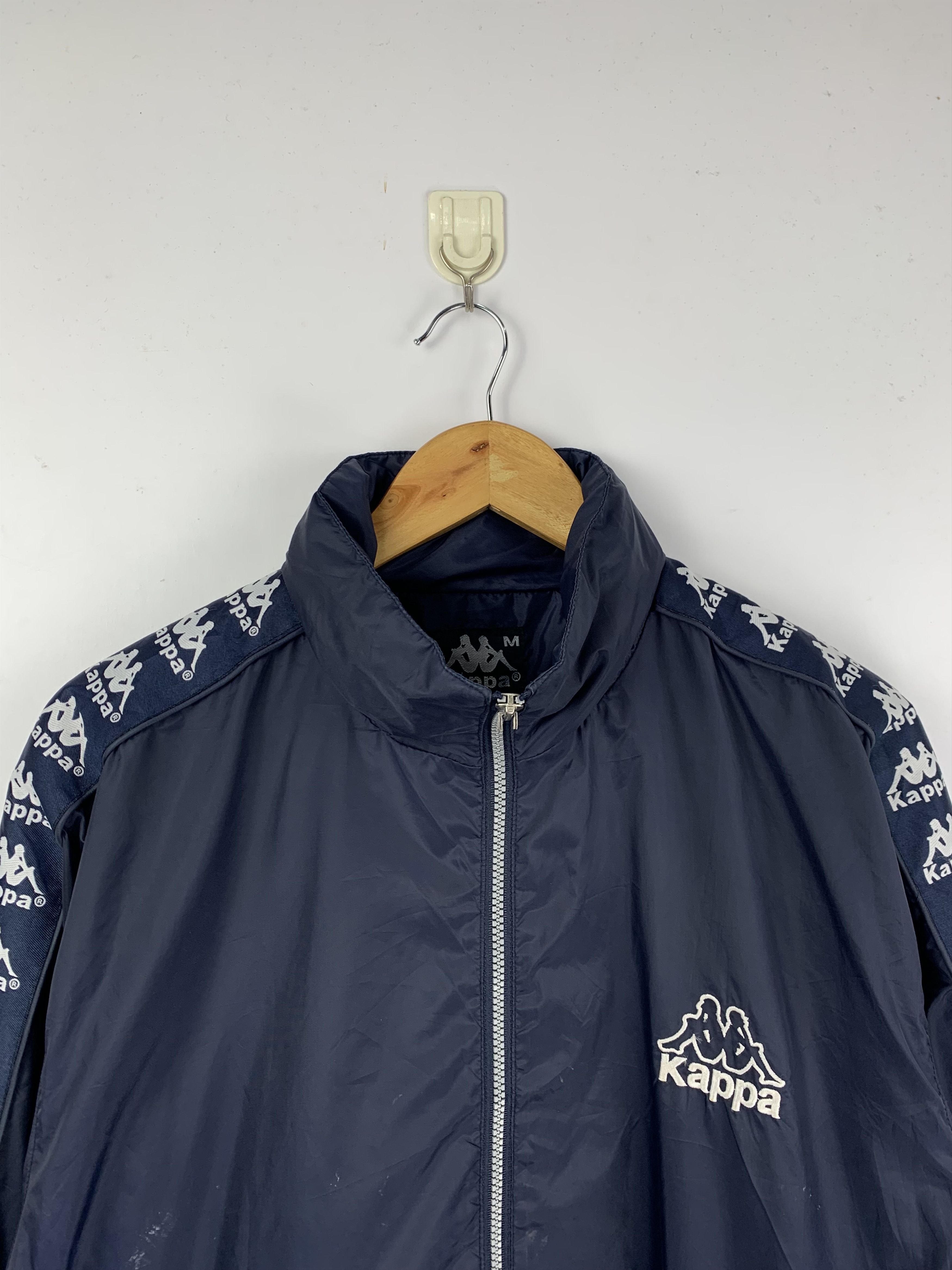 Kappa × Vintage Vintage Kappa Navy Blue Track Jacket Size US M / EU 48-50 / 2 - 2 Thumbnail