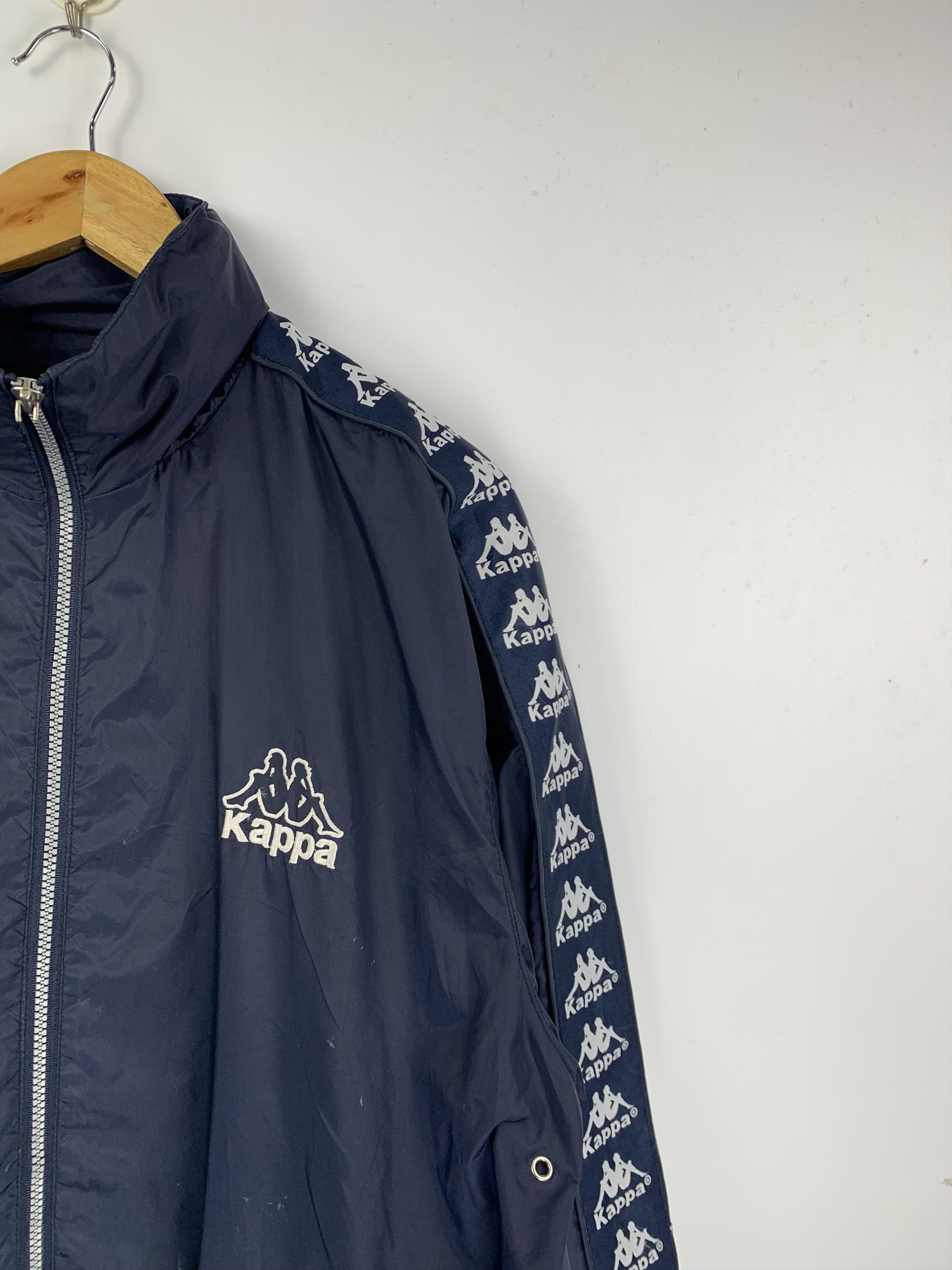 Kappa × Vintage Vintage Kappa Navy Blue Track Jacket Size US M / EU 48-50 / 2 - 3 Thumbnail