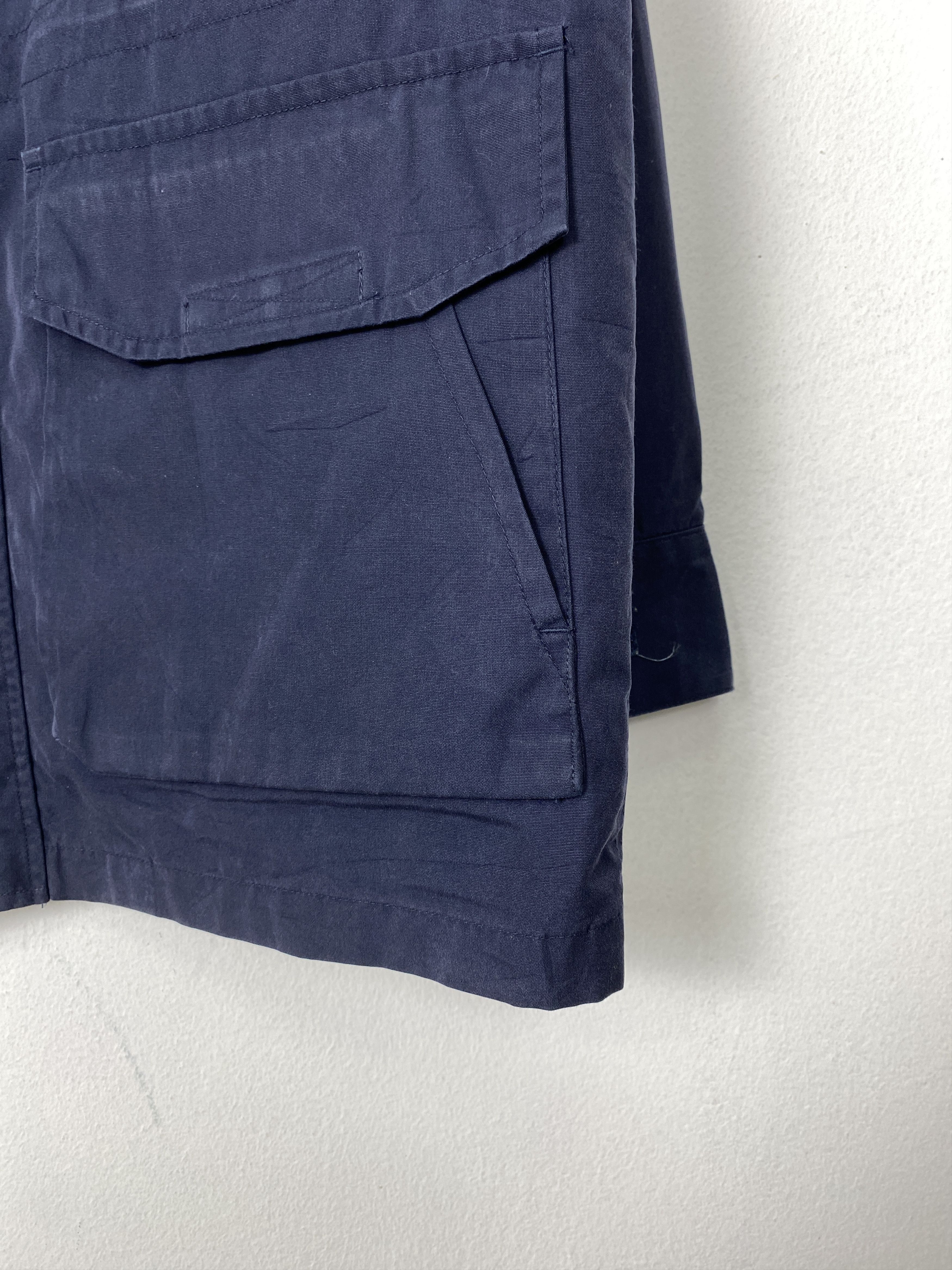 Japanese Brand Vintage Uniqlo Hoodie Multi Pocket Cotton Jacket Size US L / EU 52-54 / 3 - 8 Thumbnail