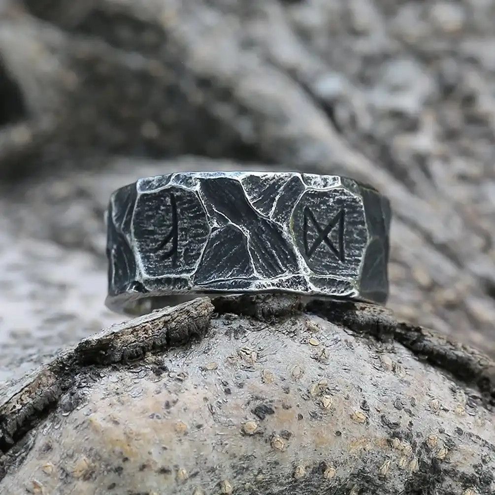 Jewelry Viking Gothic Style Ring Size ONE SIZE - 4 Thumbnail