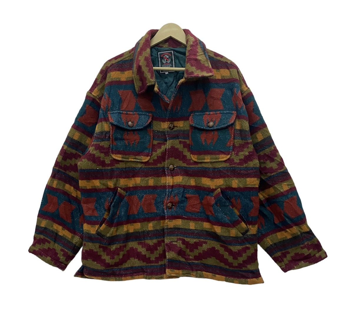 Japanese Brand × Vintage Vintage Navajo Button Up jacket Size US L / EU 52-54 / 3 - 1 Thumbnail