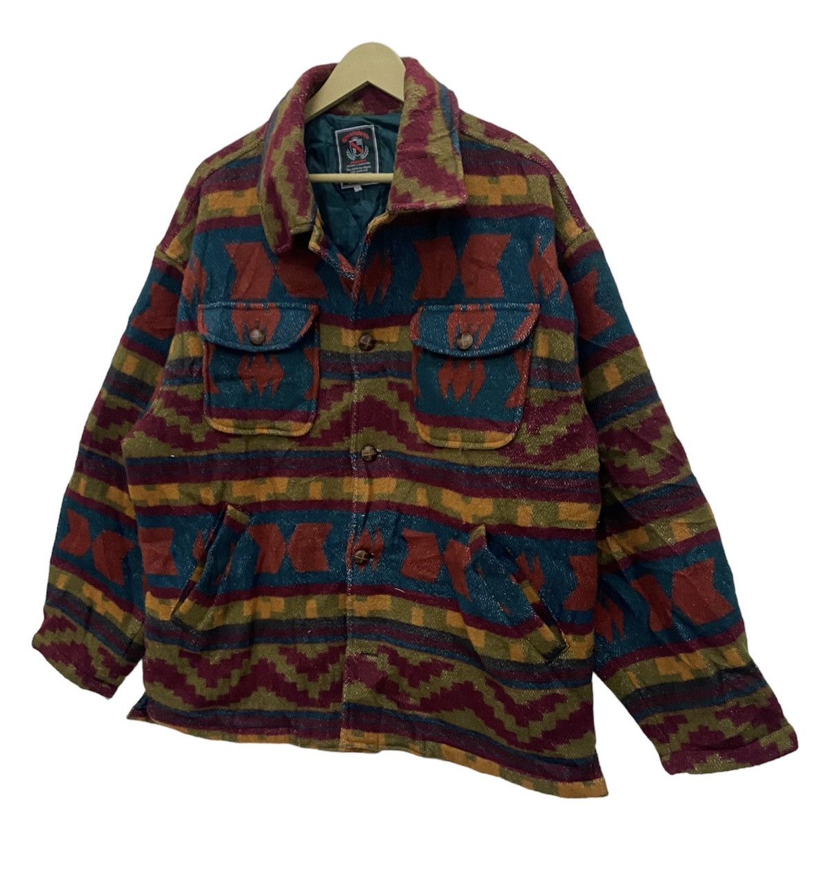 Japanese Brand × Vintage Vintage Navajo Button Up jacket Size US L / EU 52-54 / 3 - 2 Thumbnail