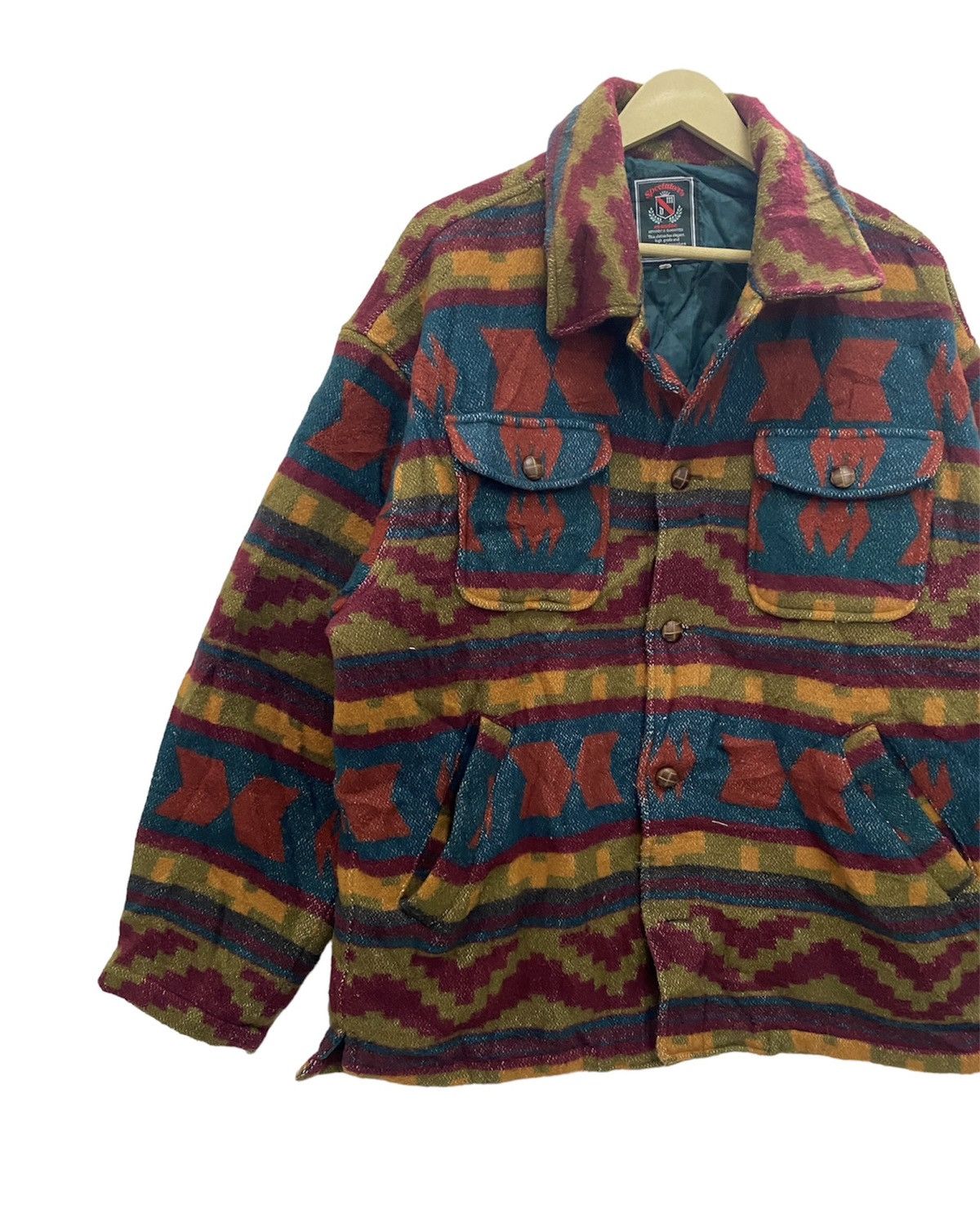 Japanese Brand × Vintage Vintage Navajo Button Up jacket Size US L / EU 52-54 / 3 - 4 Thumbnail