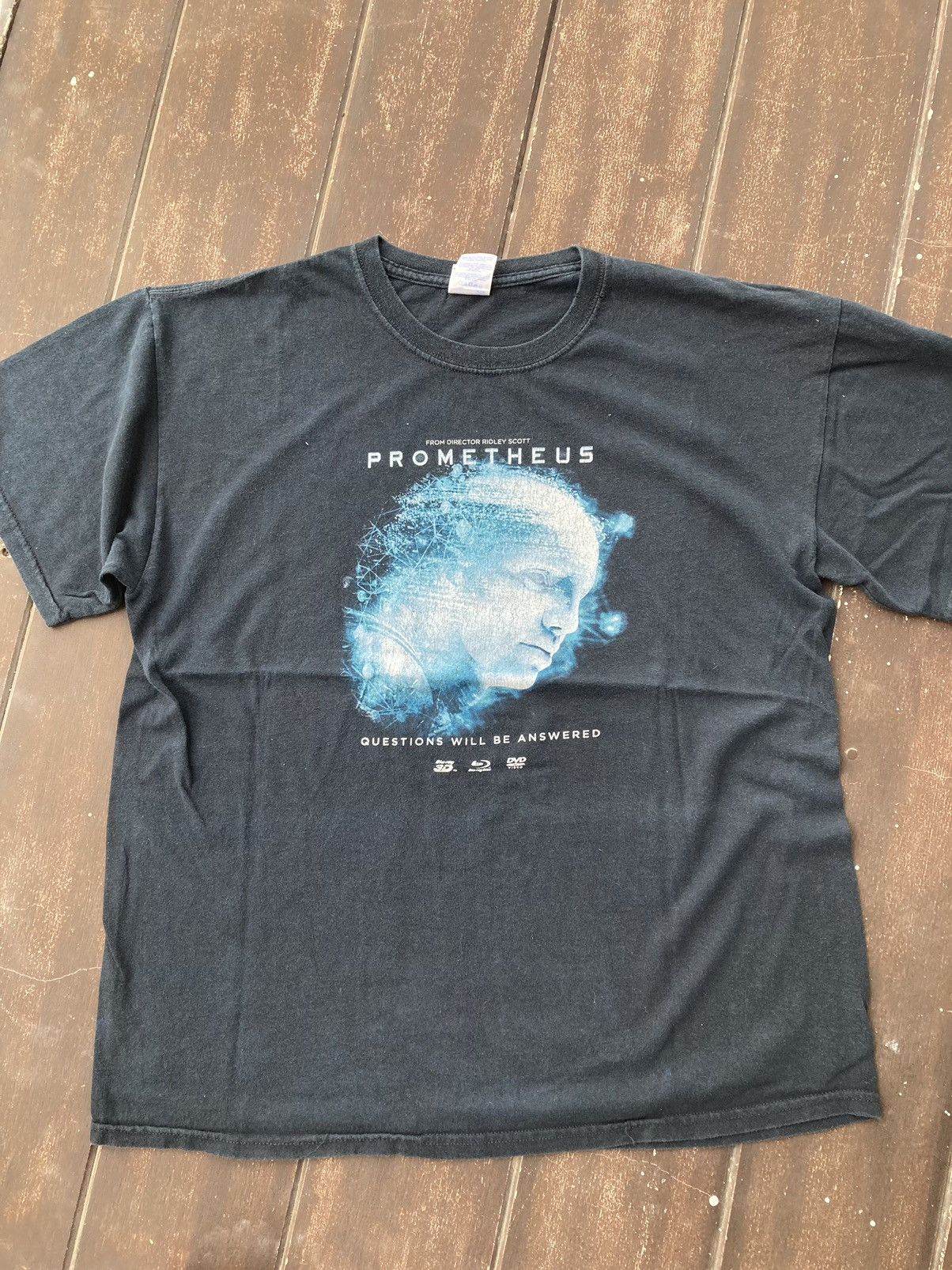 Vintage Prometheus Movie Promo Tee Size US L / EU 52-54 / 3 - 3 Thumbnail