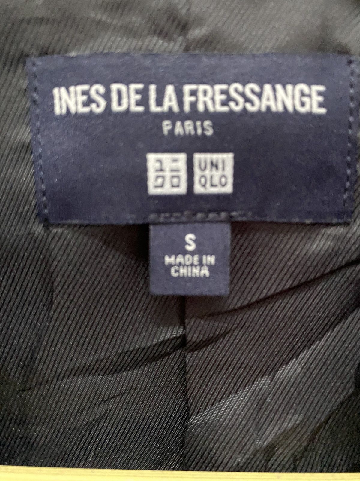 Designer × Japanese Brand × Uniqlo Ines De La by Uniqlo trench wool coat long Size US S / EU 44-46 / 1 - 6 Thumbnail