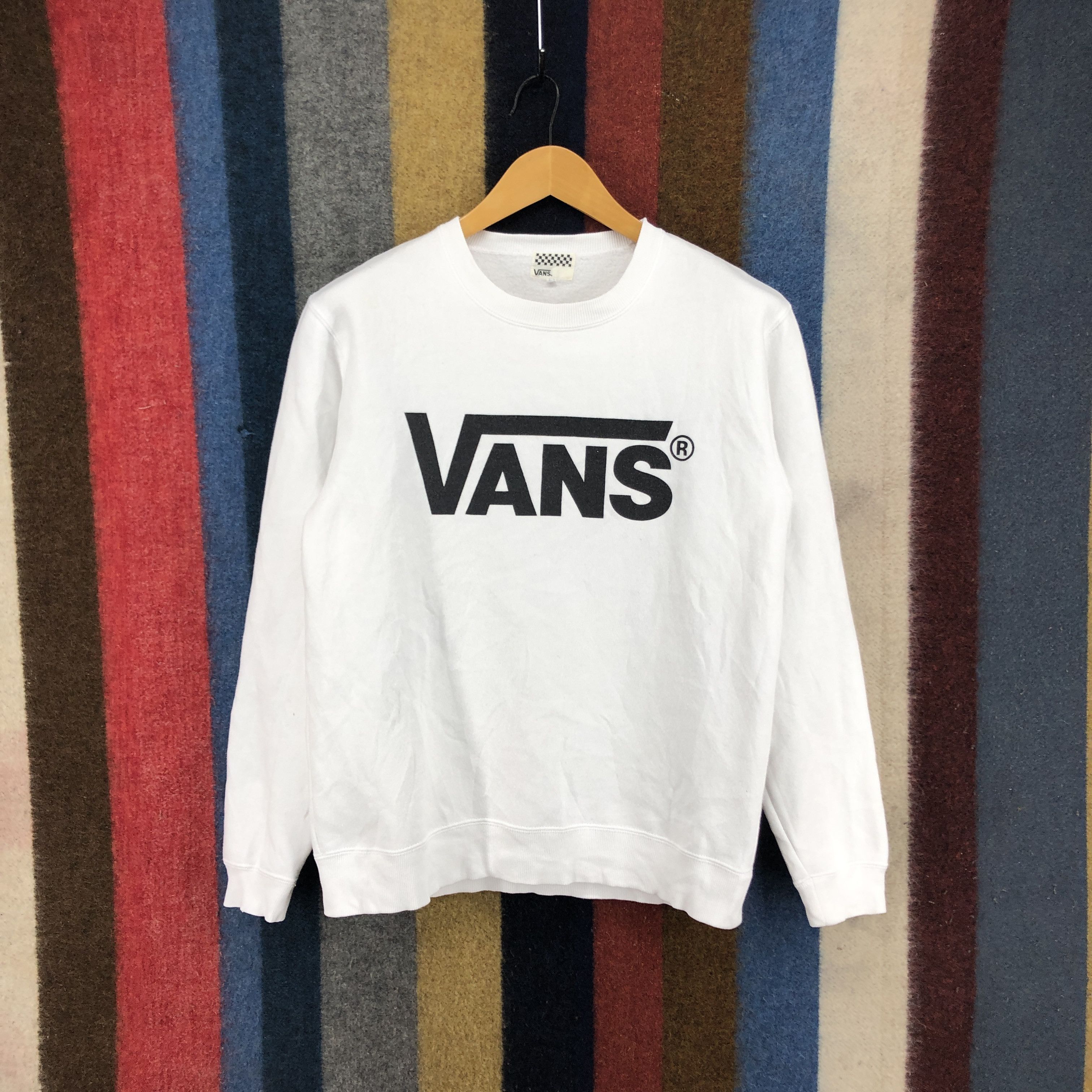Vans VANS OFF The WALL Crew Neck Sweatshirt #0358/O Size US S / EU 44-46 / 1 - 1 Thumbnail