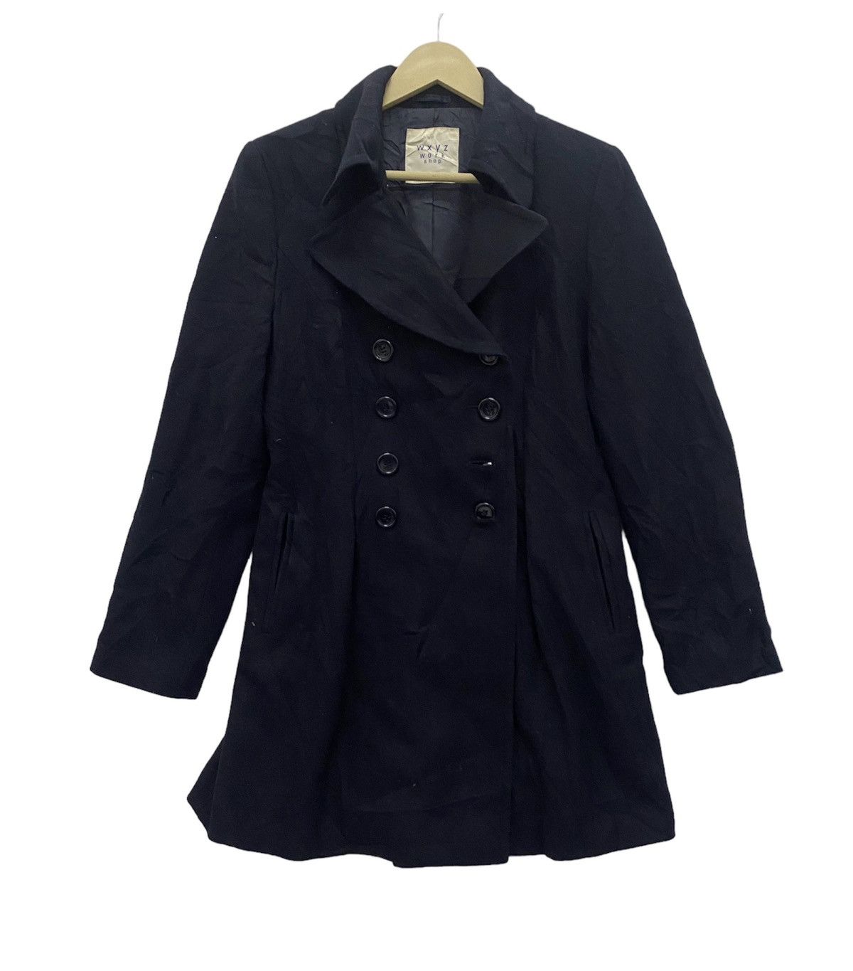 Yohji Yamamoto Vintage work shop wxyz double breast long jacket Size US M / EU 48-50 / 2 - 1 Thumbnail