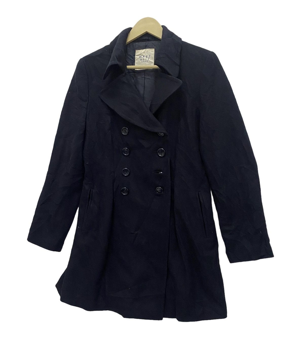 Yohji Yamamoto Vintage work shop wxyz double breast long jacket Size US M / EU 48-50 / 2 - 2 Thumbnail