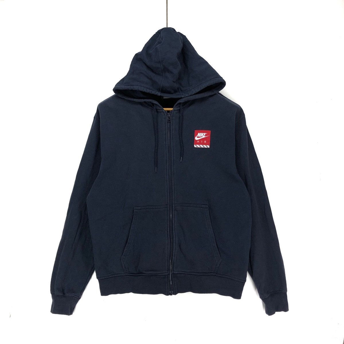 Nike Y2K Vintage NIKE AIR Zipper Hoodie #1508-56 Size US M / EU 48-50 / 2 - 1 Thumbnail