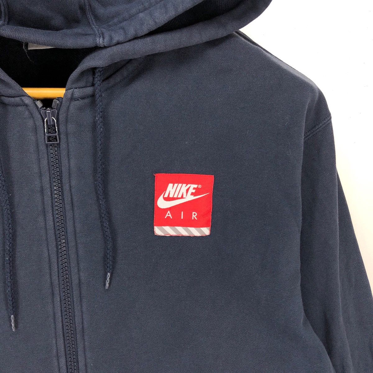 Nike Y2K Vintage NIKE AIR Zipper Hoodie #1508-56 Size US M / EU 48-50 / 2 - 2 Thumbnail