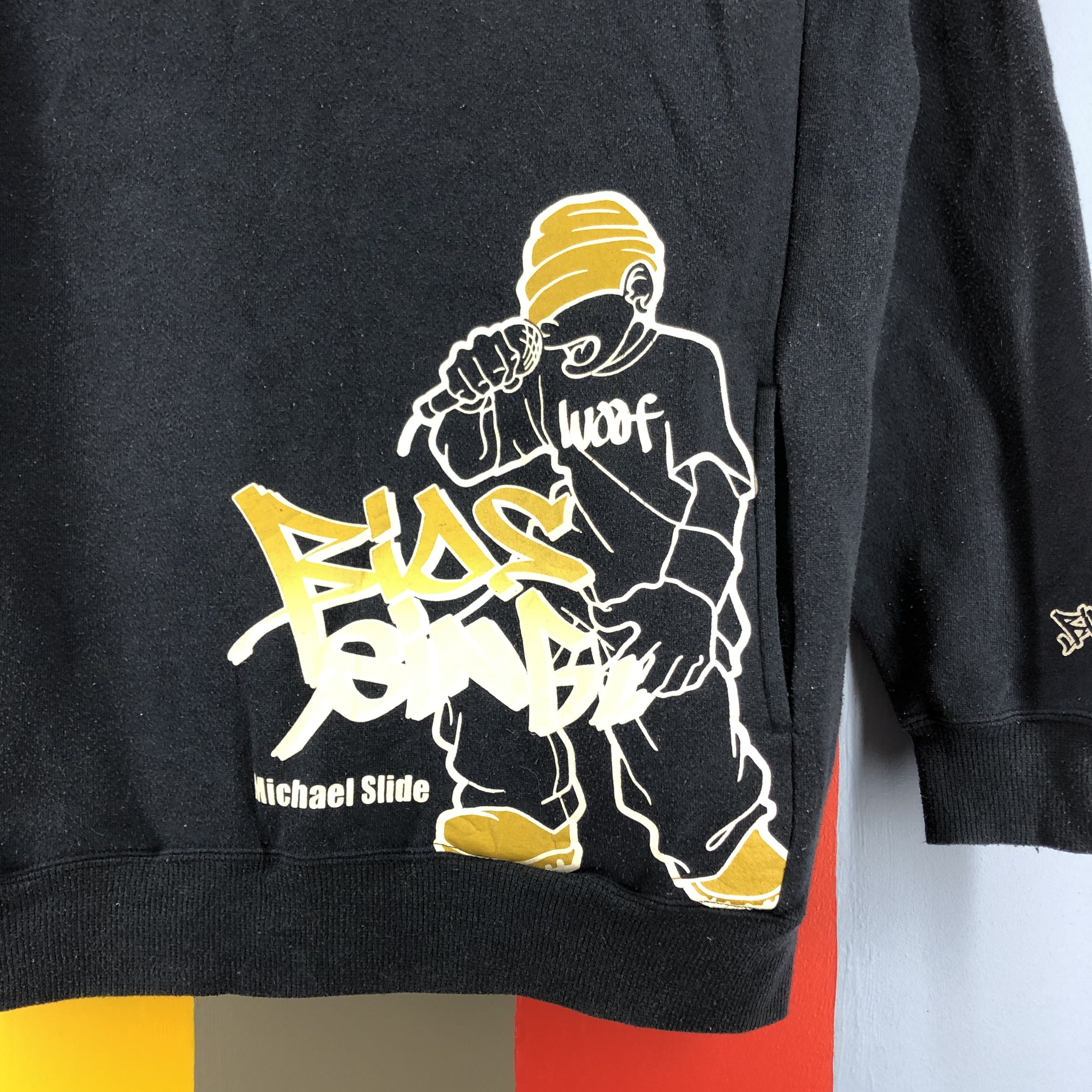 Japanese Brand DACK DIVE MICHAEL SLIDE Hiphop Rapper Hoodie #0849/AE Size US S / EU 44-46 / 1 - 3 Thumbnail