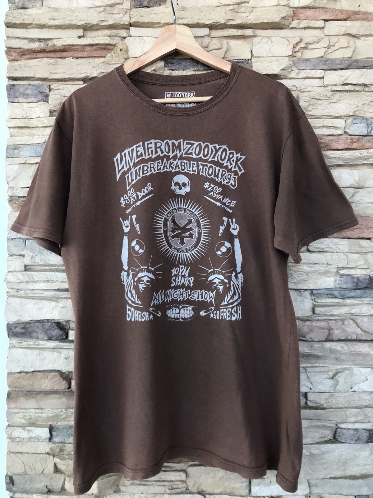 Zoo York Vintage Y2K Zoo York Unbreakable Tour Tee horror Size US M / EU 48-50 / 2 - 1 Thumbnail