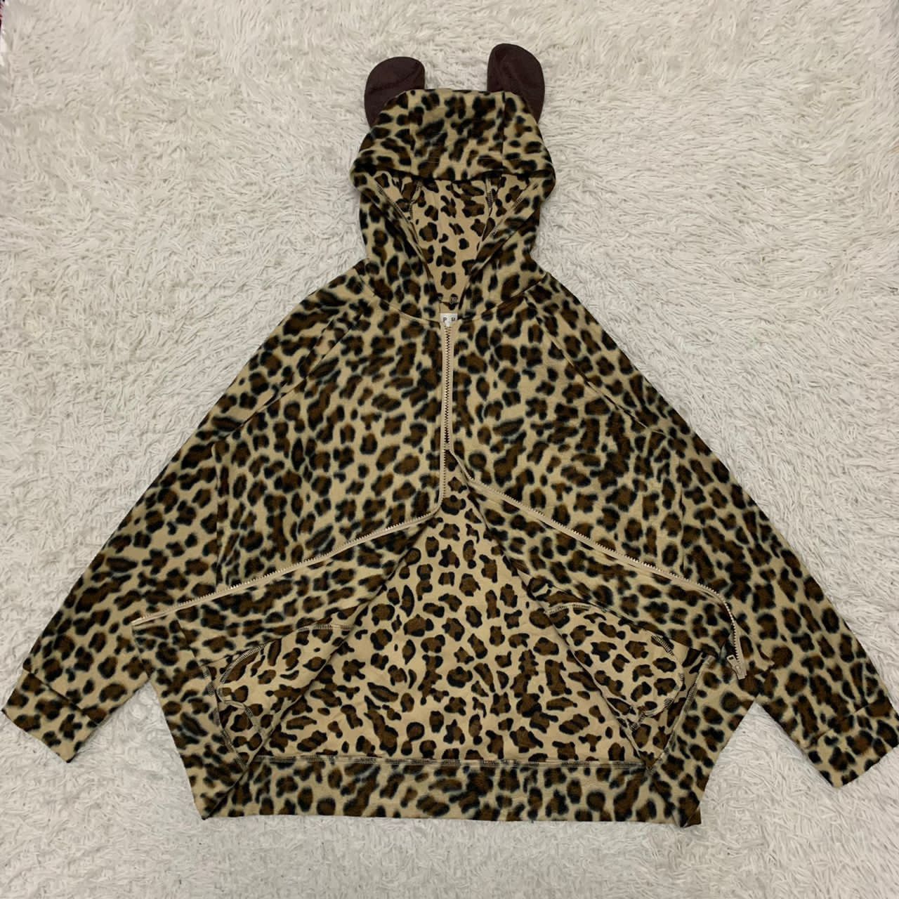 Japanese Brand P.H leopard design hoodie Size L / US 10 / IT 46 - 3 Thumbnail