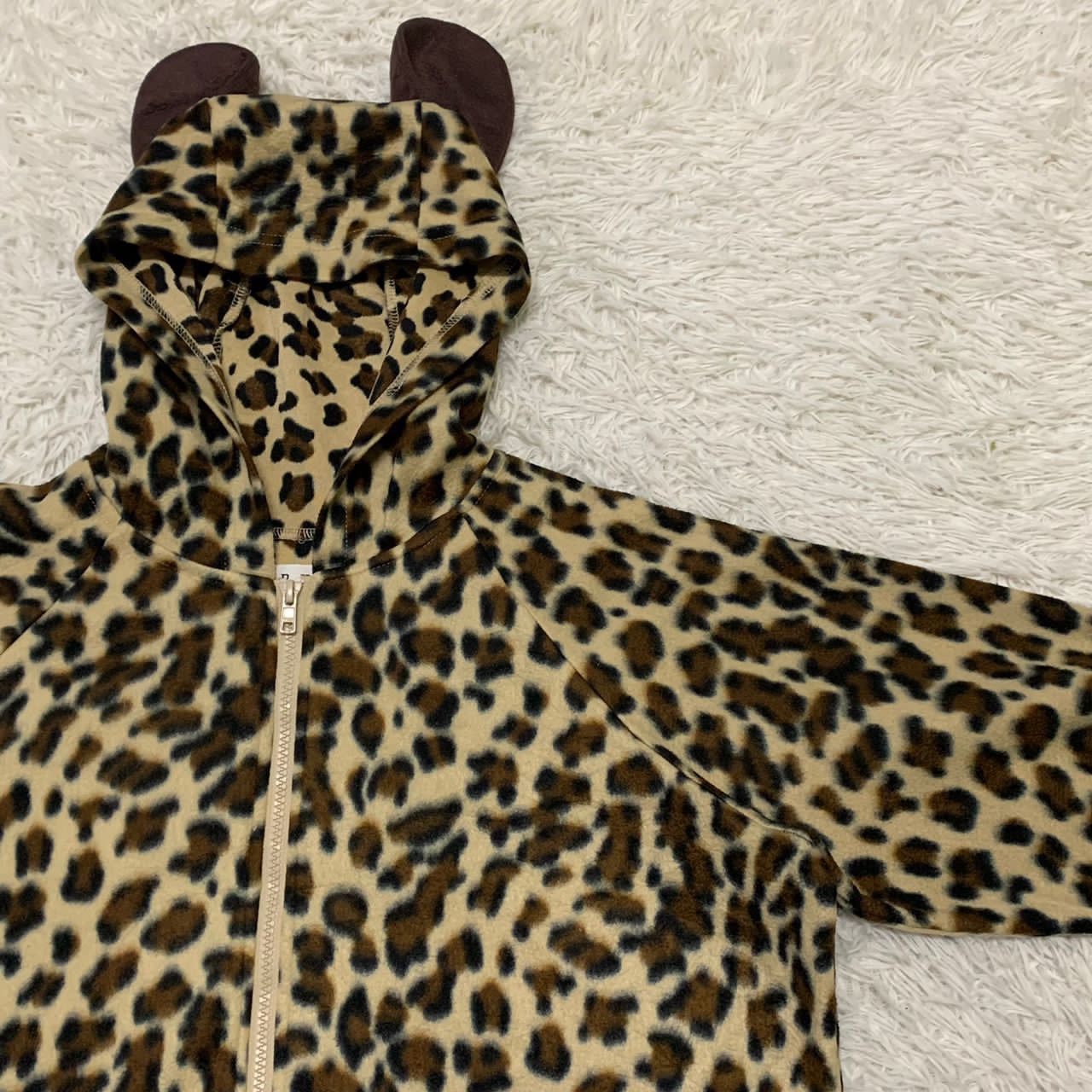 Japanese Brand P.H leopard design hoodie Size L / US 10 / IT 46 - 7 Thumbnail