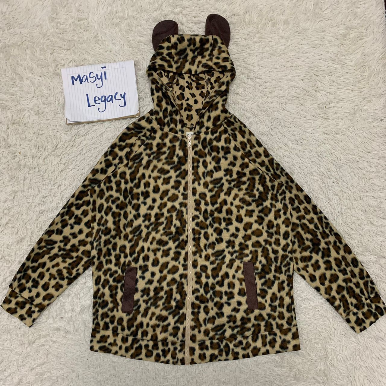 Japanese Brand P.H leopard design hoodie Size L / US 10 / IT 46 - 1 Thumbnail