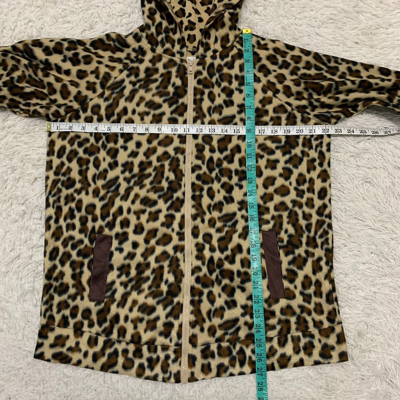 Japanese Brand P.H leopard design hoodie Size L / US 10 / IT 46 - 4 Thumbnail