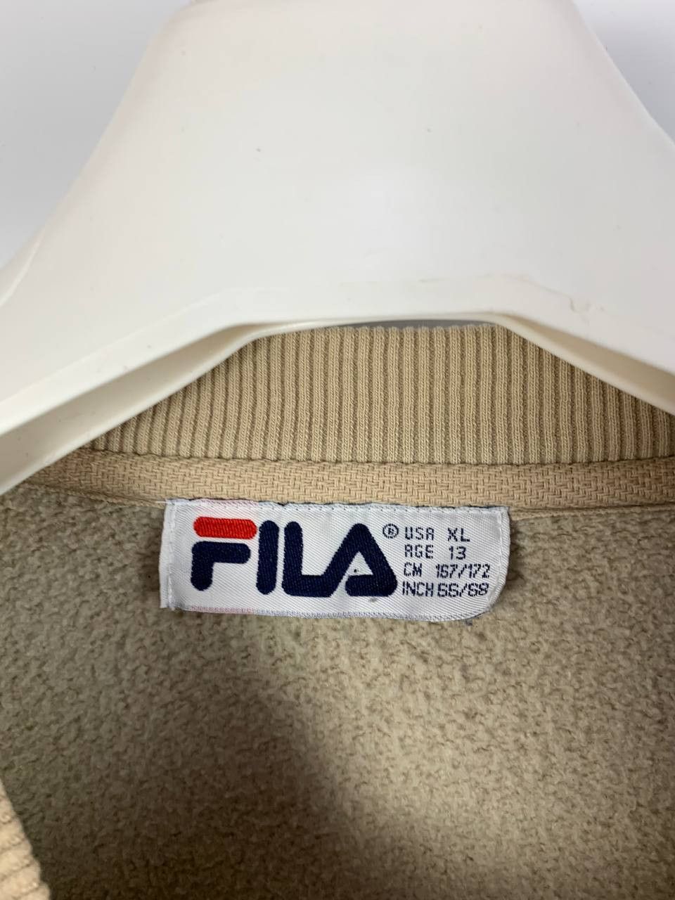 Fila Fila Vintage sweatshirt beige XL Size US XL / EU 56 / 4 - 7 Thumbnail