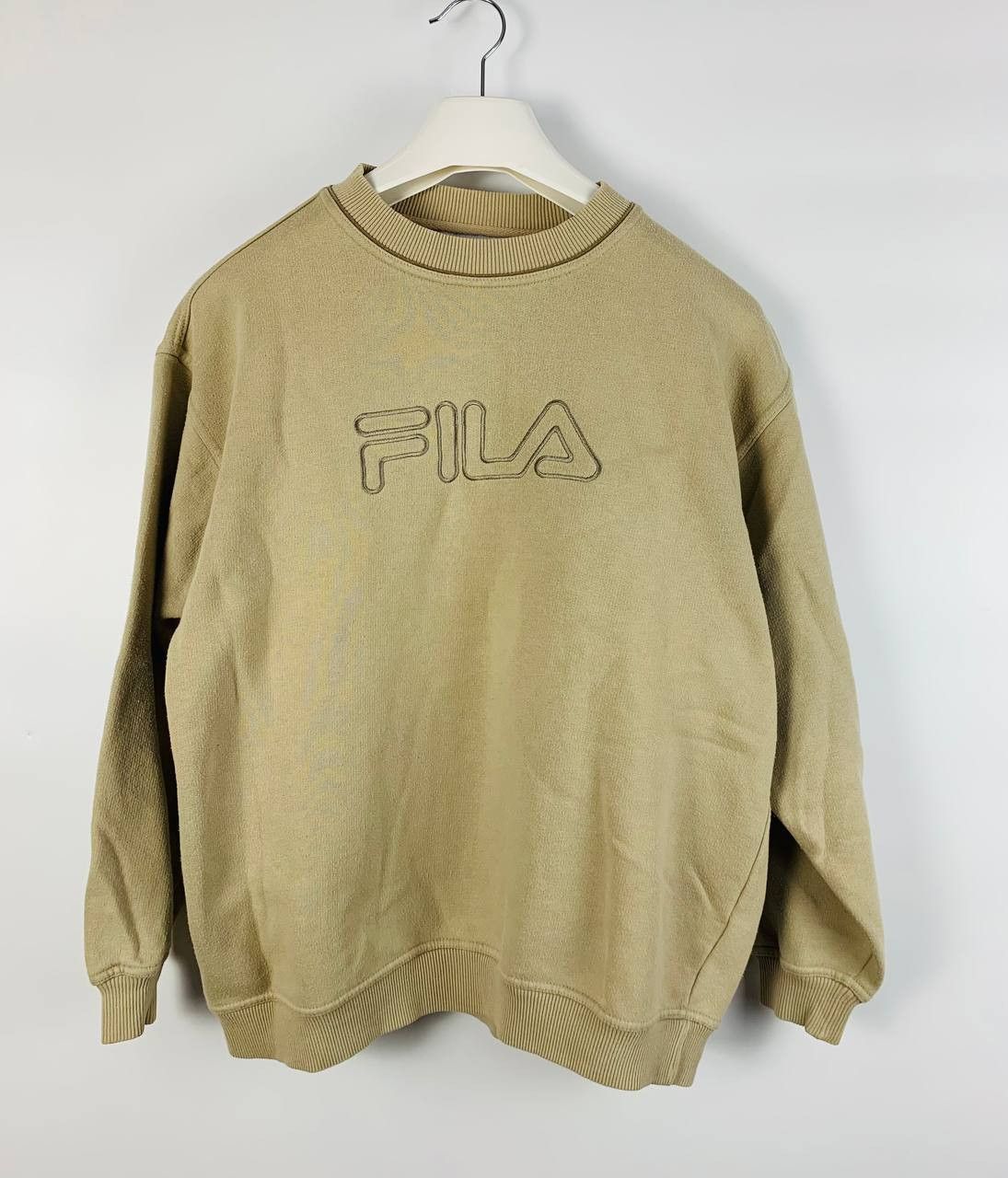Beige fila sweatshirt sales