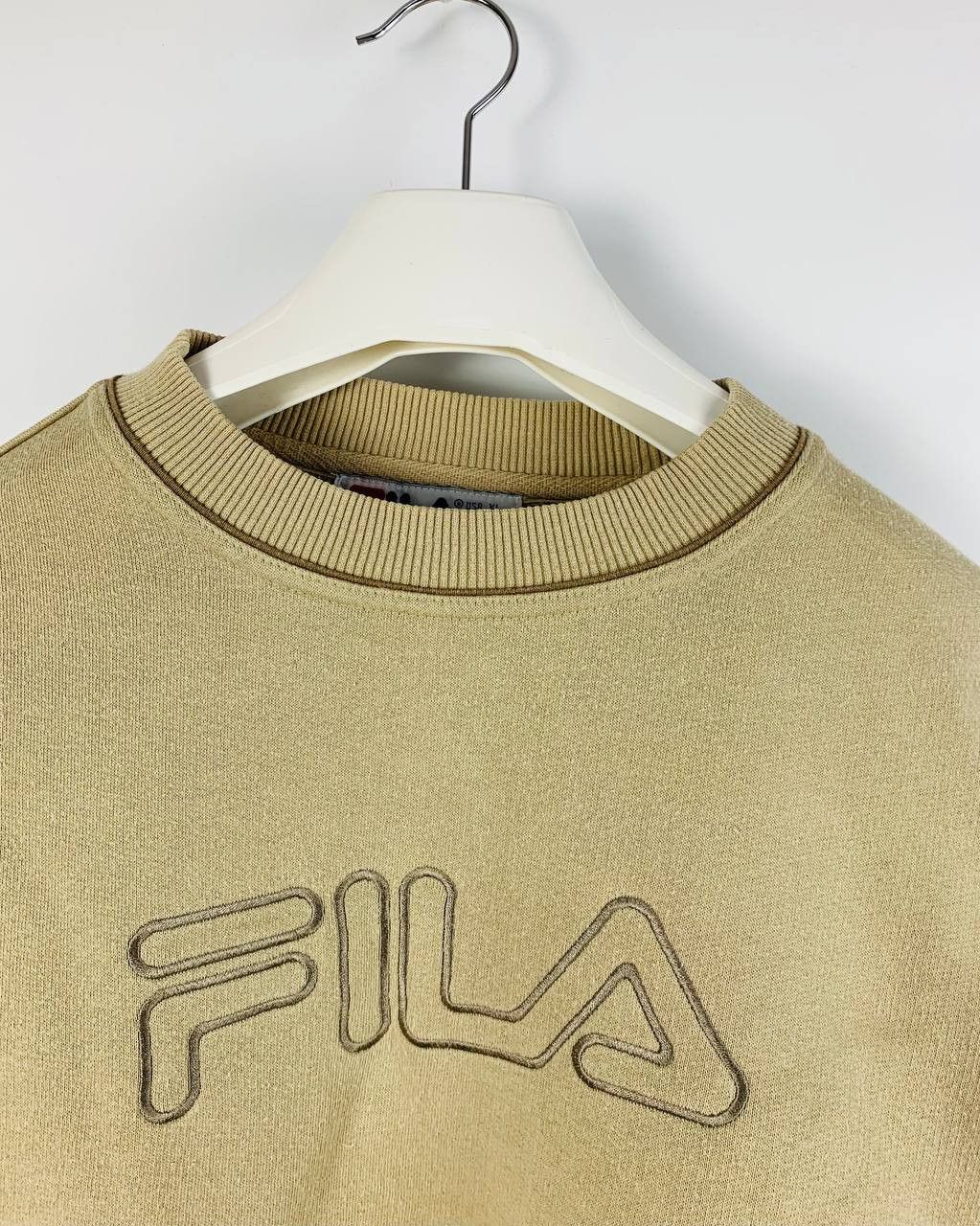Fila Fila Vintage sweatshirt beige XL Size US XL / EU 56 / 4 - 4 Thumbnail