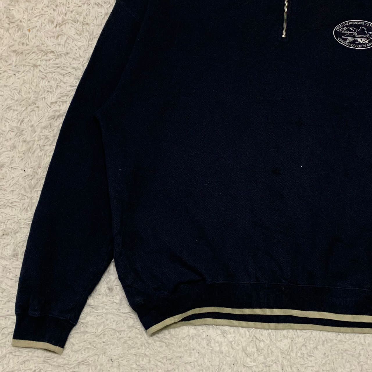 Tri Mountain Virginia Division MW&S half zip sweater