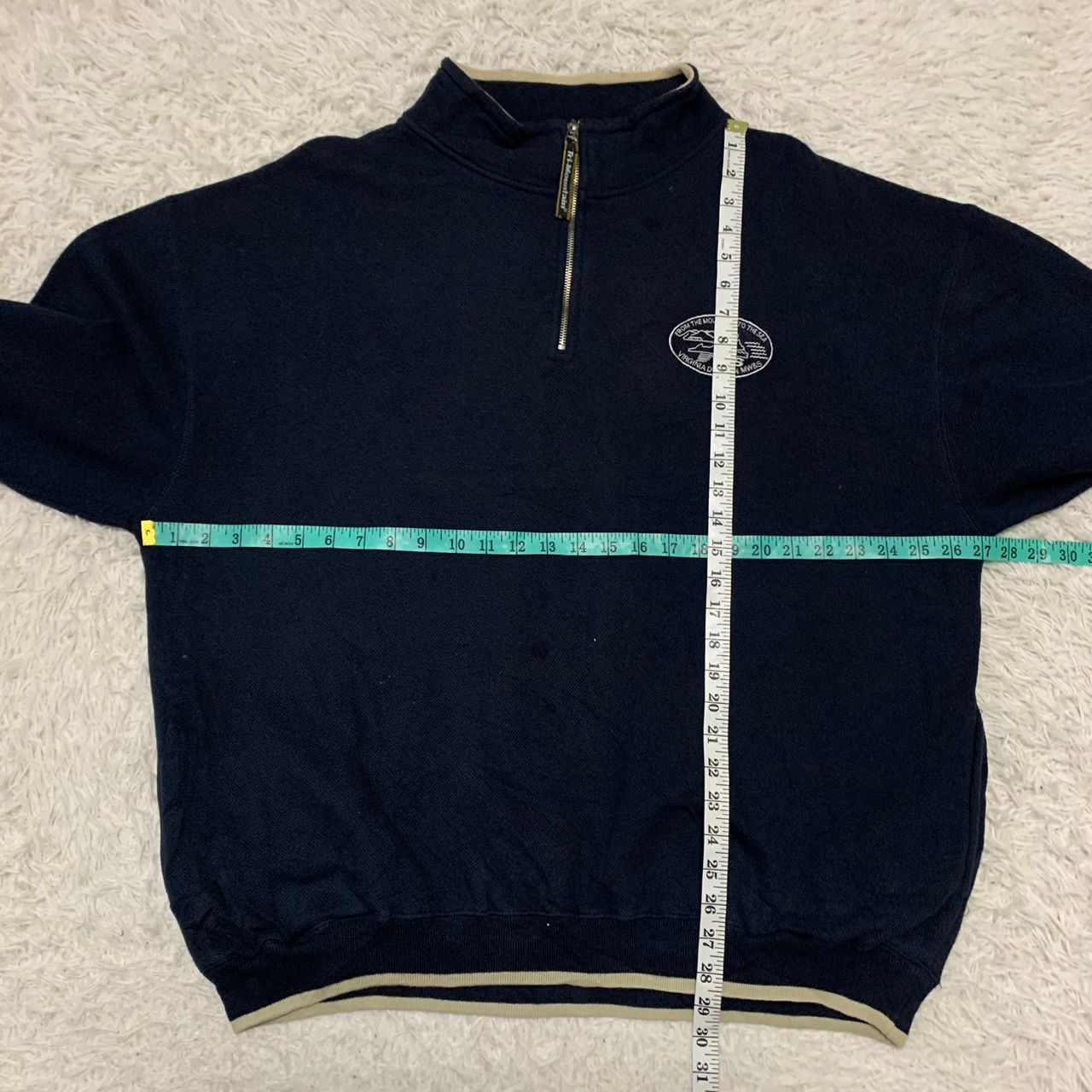 Tri Mountain Virginia Division MW&S half zip sweater