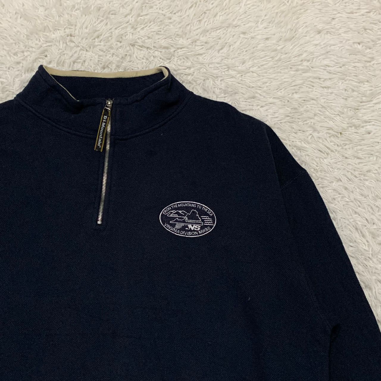 Tri Mountain Virginia Division MW&S half zip sweater