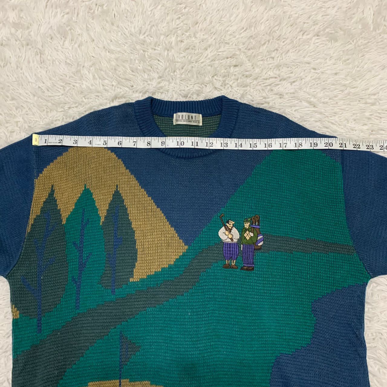 Japanese Brand Rare Design Volunt original men’s basic wear knit Size US L / EU 52-54 / 3 - 6 Thumbnail