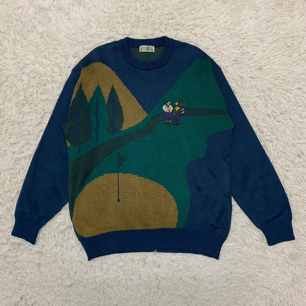Japanese Brand Rare Design Volunt original men’s basic wear knit Size US L / EU 52-54 / 3 - 10 Thumbnail
