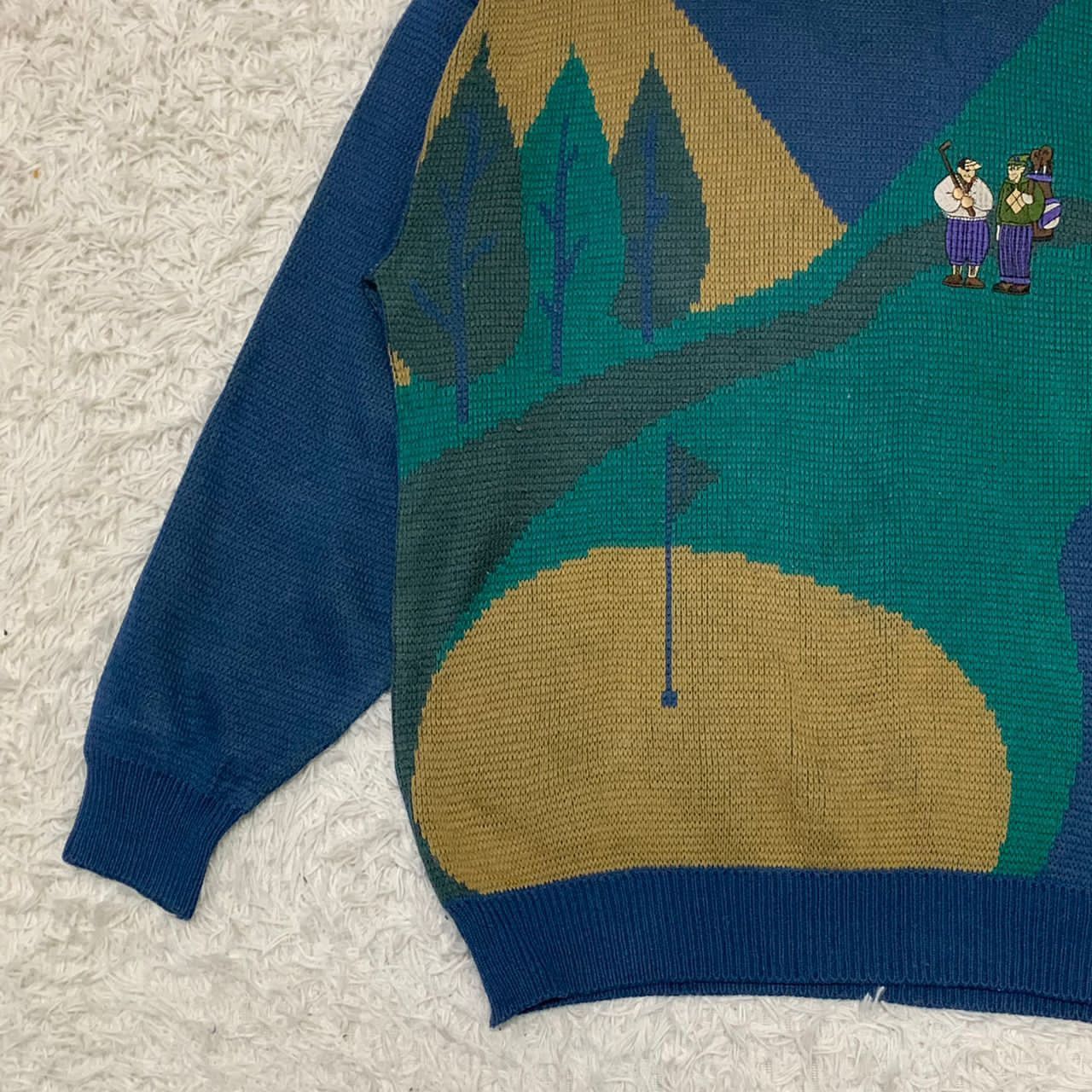 Japanese Brand Rare Design Volunt original men’s basic wear knit Size US L / EU 52-54 / 3 - 3 Thumbnail