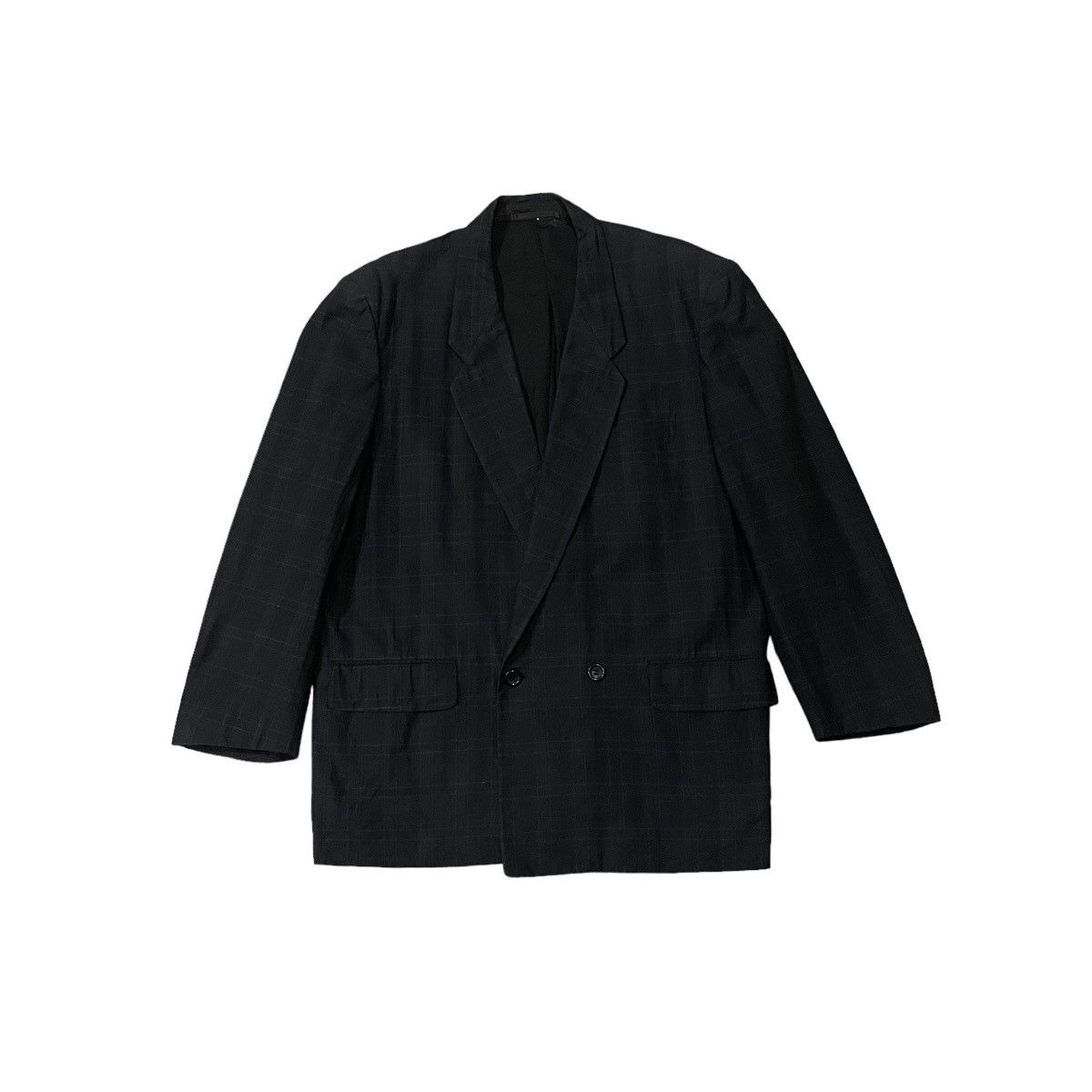 Vintage Comme Des Garcons Homme Checkered Double Breast Coat