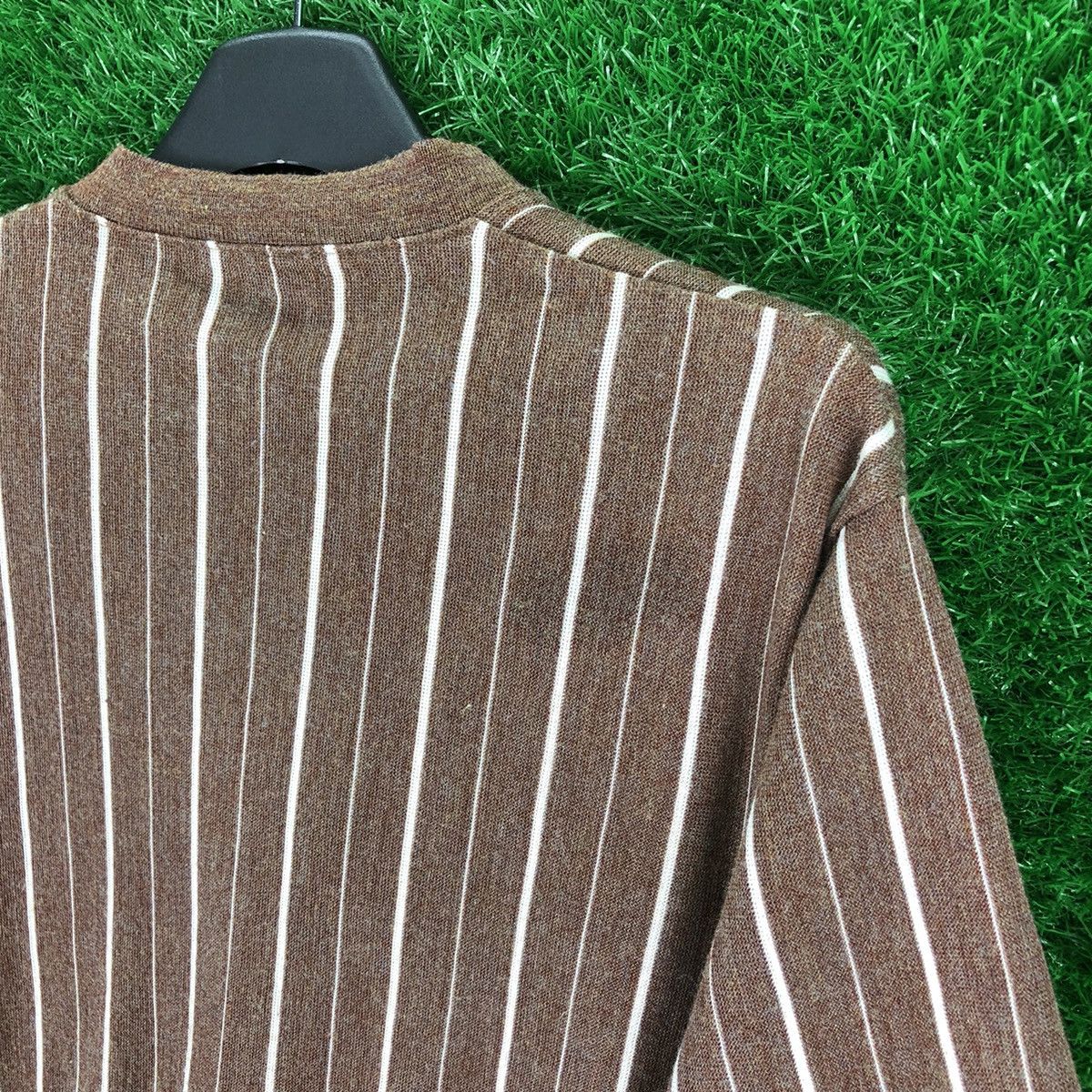 Japanese Brand Vintage 90's Cardigan Striped Japanese made Size US S / EU 44-46 / 1 - 5 Thumbnail