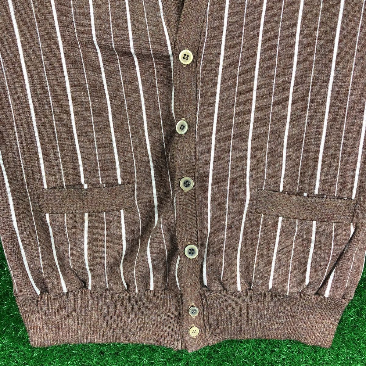 Japanese Brand Vintage 90's Cardigan Striped Japanese made Size US S / EU 44-46 / 1 - 9 Thumbnail