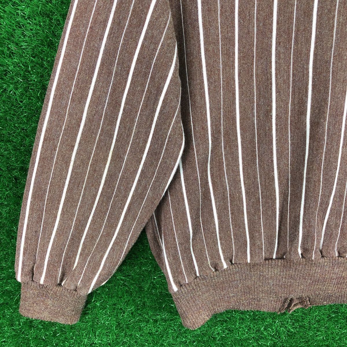 Japanese Brand Vintage 90's Cardigan Striped Japanese made Size US S / EU 44-46 / 1 - 6 Thumbnail